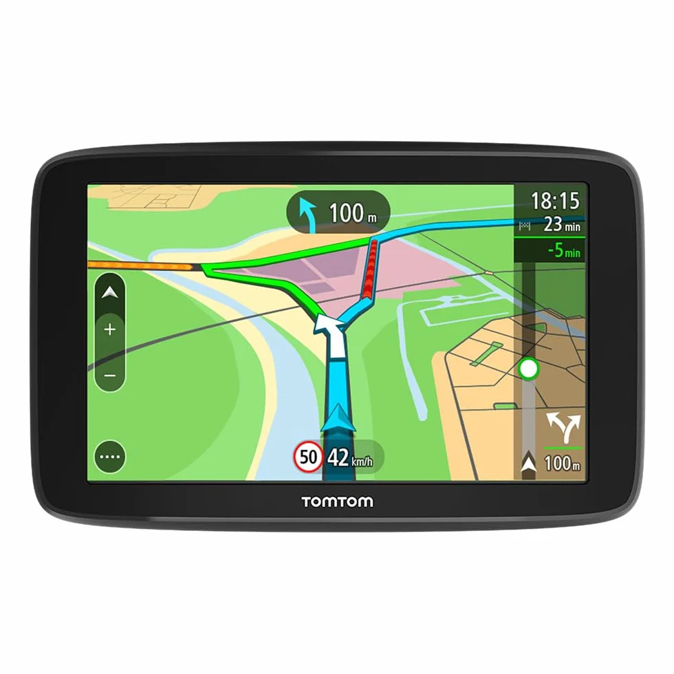Tomtom Navigatore Satellitare per Auto GO Basic 5, Traffico, Tutor e Autovelox di Prova, Mappe Europa, Aggiornamenti Tramite WiFi, Supporto Reversibile Integrato, 5 Pollici