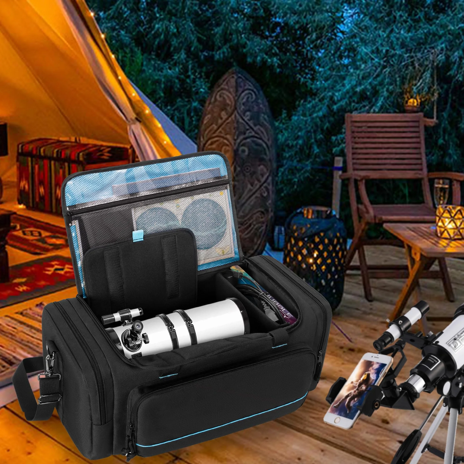 samdew Borsa per Tubo Telescopio Compatibile con Celestron Tubi Ottici da 4",5",6",8" e 9,25'', Custodia per Trasporto Telescopio Compatibile con NexStar SE, Evolution, Schmidt-Cassegrain, Solo Borsa