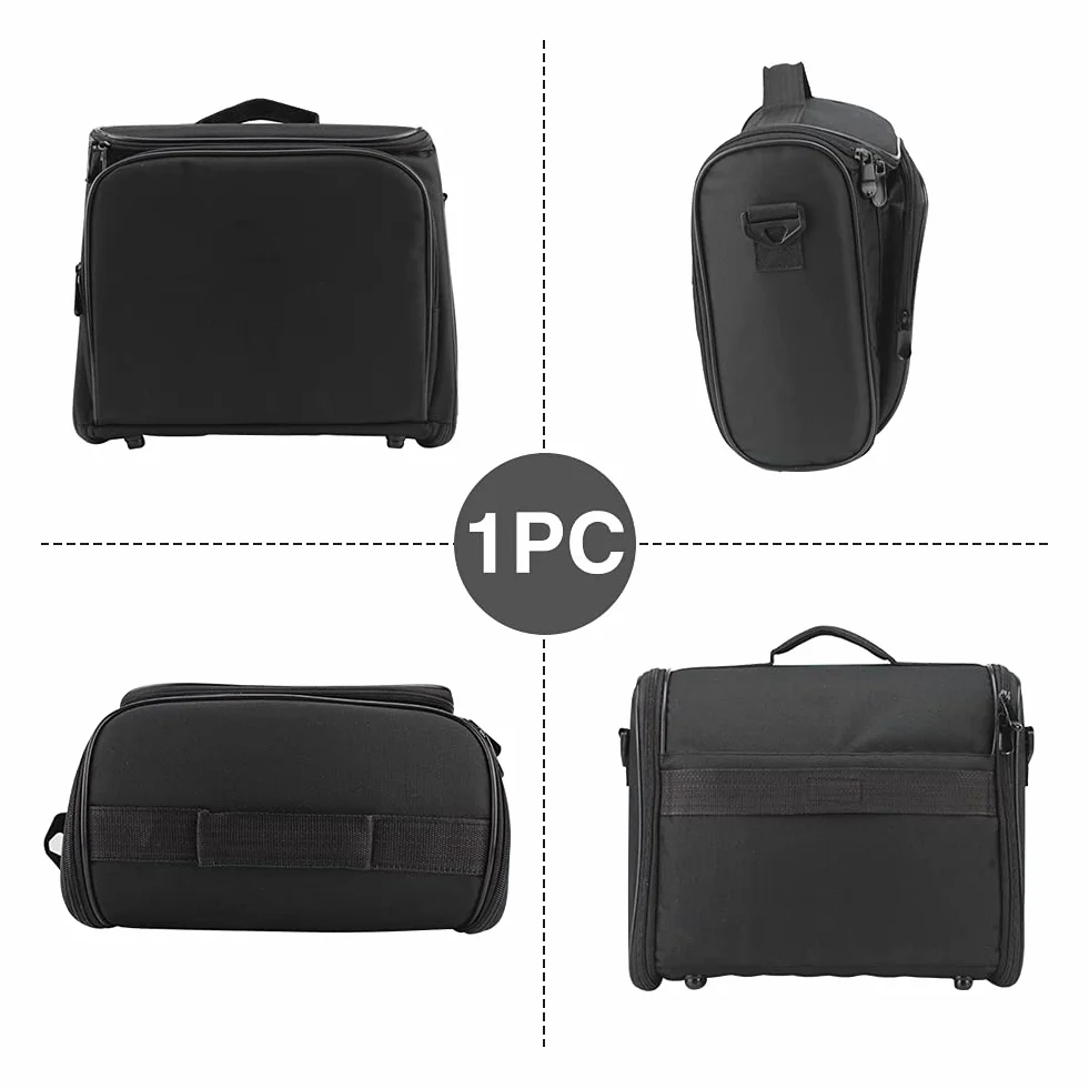 Custodia per videoproiettore, borsa da trasporto per proiettore, chiusura a cerniera, organizer con tracolla, resistente agli urti, borsa da viaggio per proiettore, Come da immagine, M,