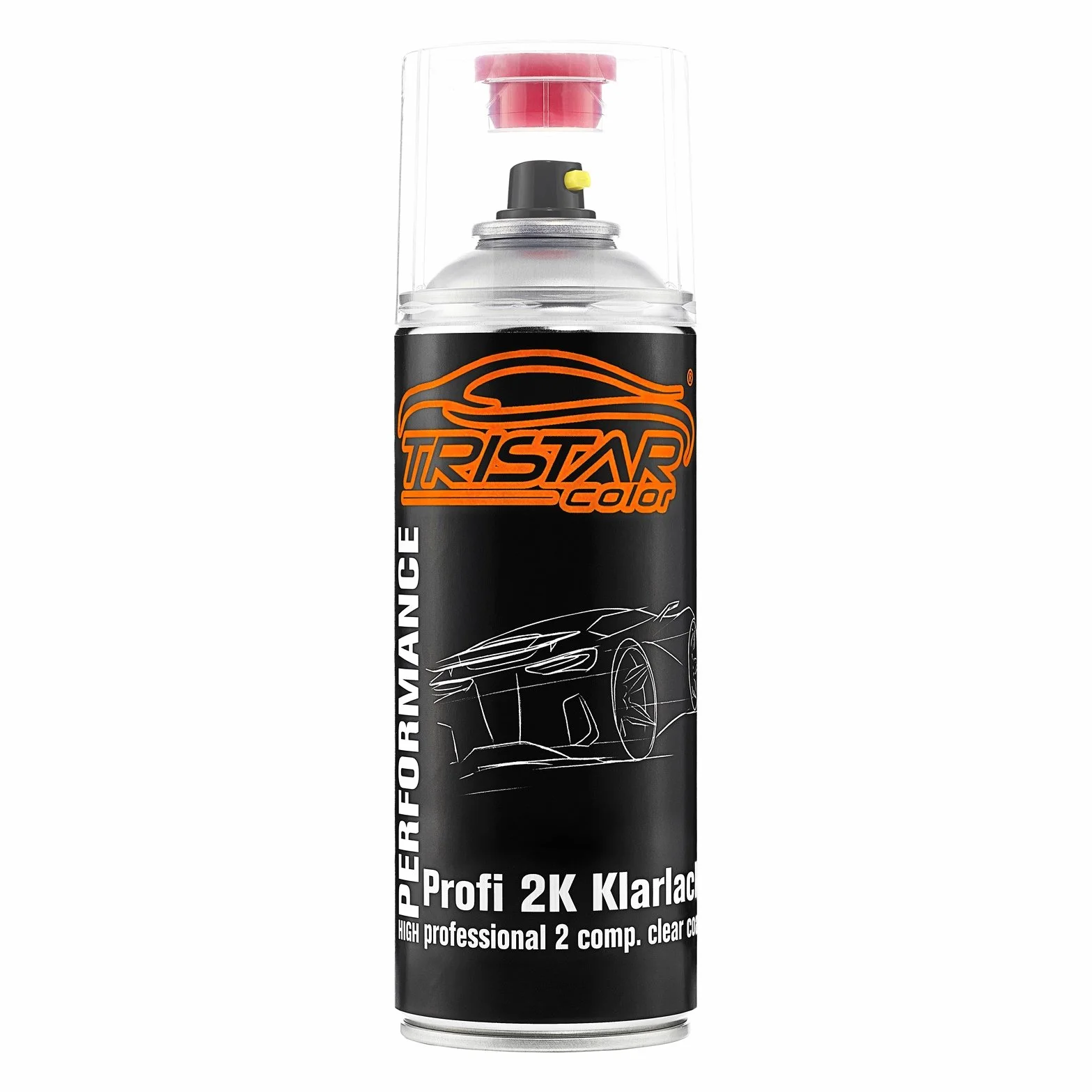 TRISTARcolor Bomboletta spray 2K VERNICE TRASPARENTE lucidissima 400 ml vernice per auto