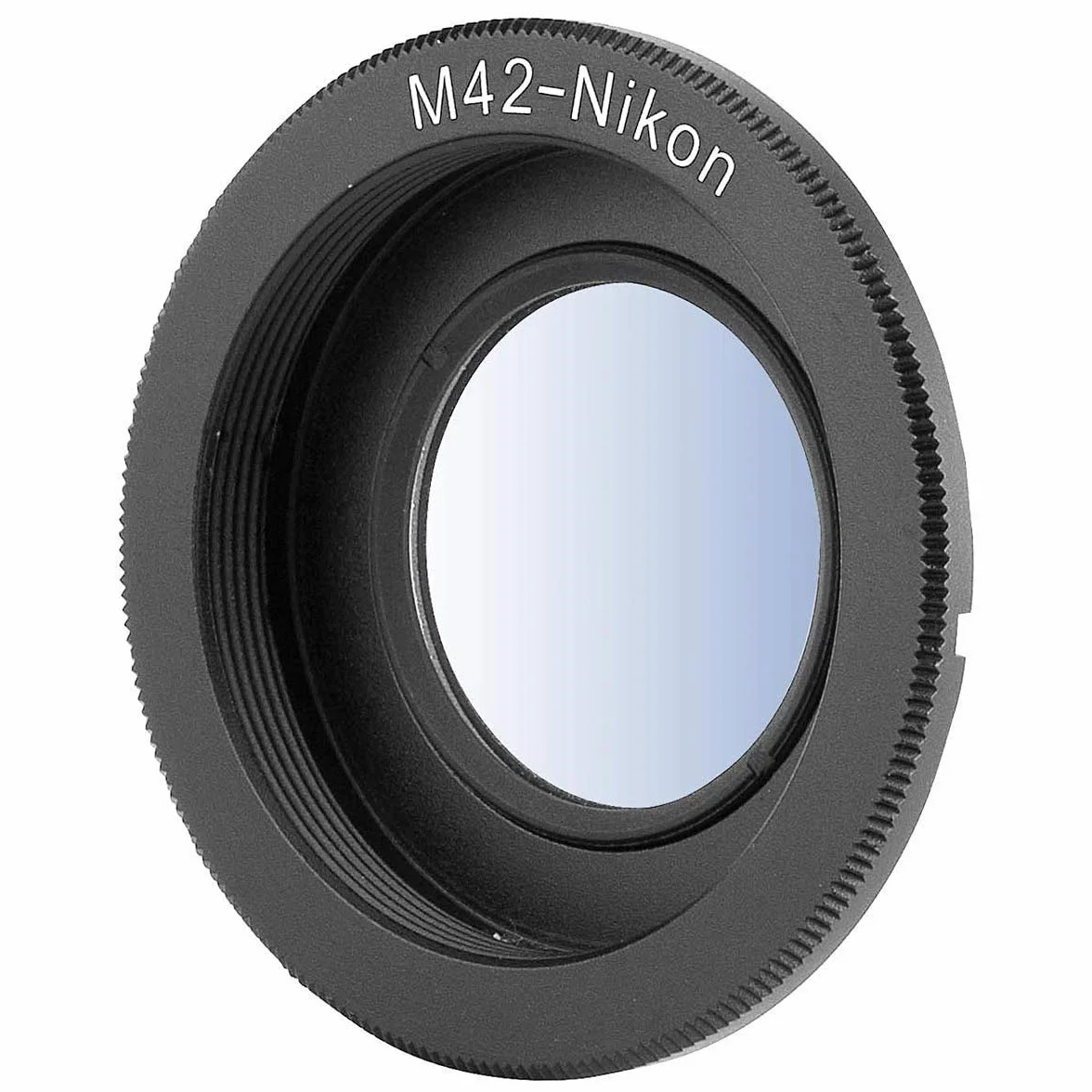 2x M42 AI : 1 classico e 1 con lente - Anello adattatore per obiettivo M42 verso corpo macchina Nikon AI-F AI F - 100% in metallo - Adaptout marca francese