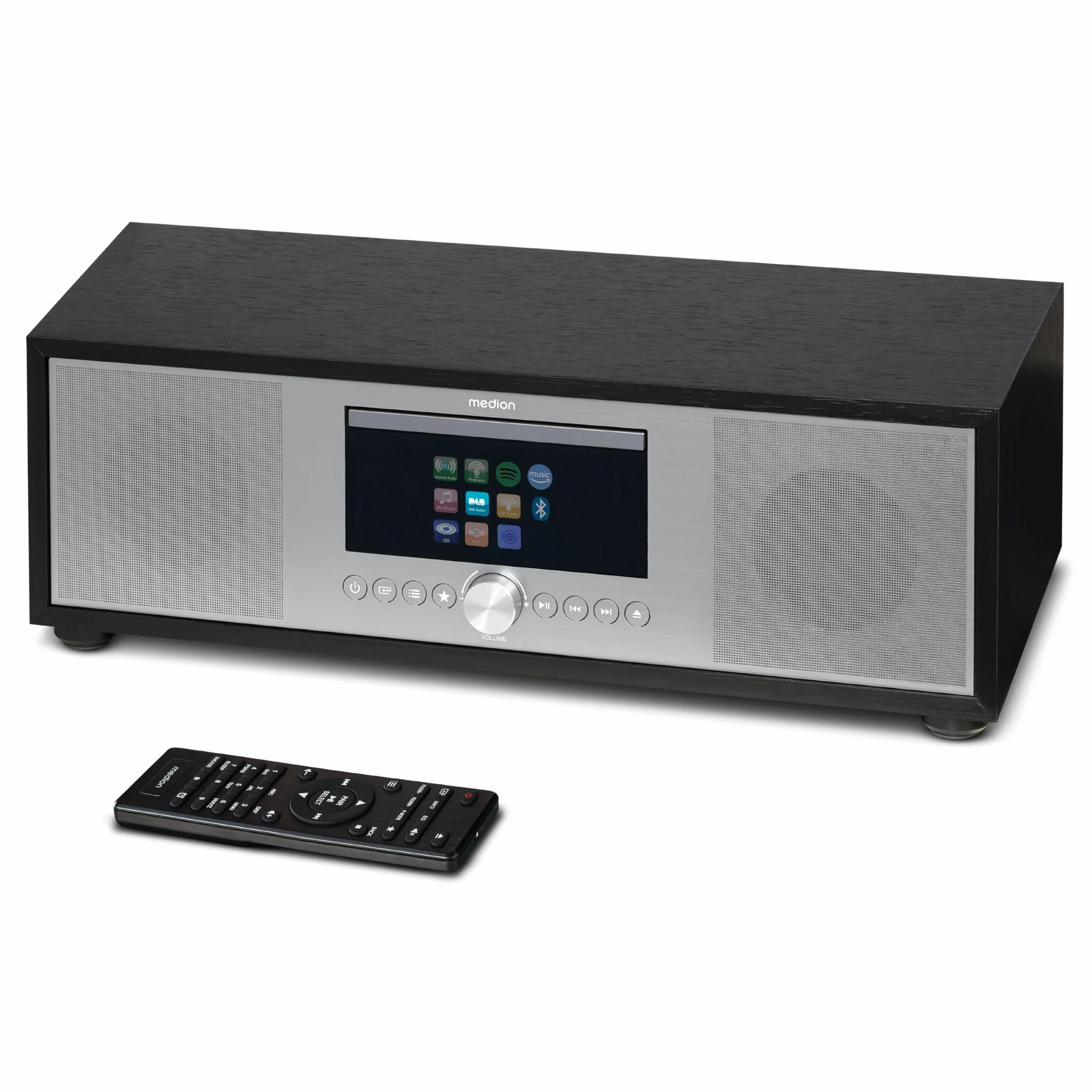 MEDION P66400 All-In-One Stereo System DAB+ CD MP3 Spotify Amazon Music FM USB AUX Subwoofer
