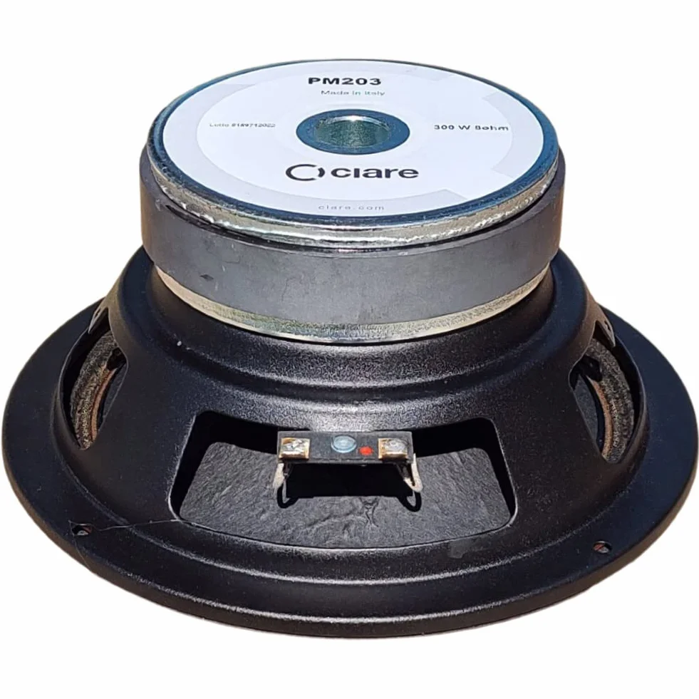 1 altoparlante CIARE PM203 extended range da 20 cm 200 mm 8" di diametro da 150 watt rms e 300 watt max impedenza 8 ohm per casa party, 1 pezzo