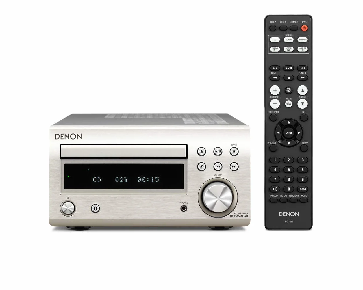 Denon RCD-M41 DAB SIL Lettore Sintonizzatore DAB, Grigio