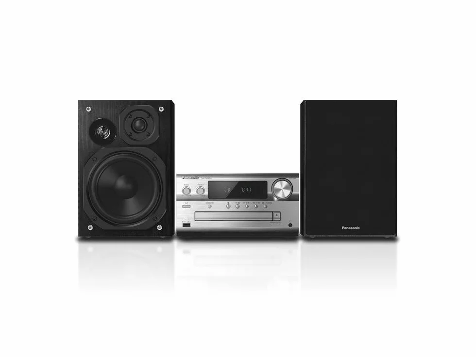 Panasonic SC-PMX94EG-S Home-Stereoanlage Heim-Audio-Mikrosystem Schwarz - Silber 120 W (SCPMX94EGS)