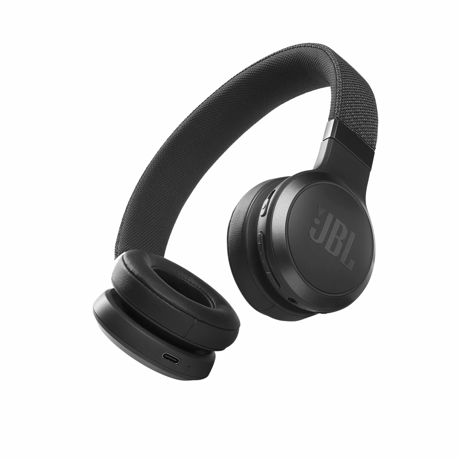 JBL LIVE 460 NC, Cuffie On-Ear Wireless Bluetooth con Cancellazione Adattiva del Rumore, Cuffia Pieghevole Senza Fili per Musica, Chiamate e Sport, Fino a 50h di Autonomia, Nero