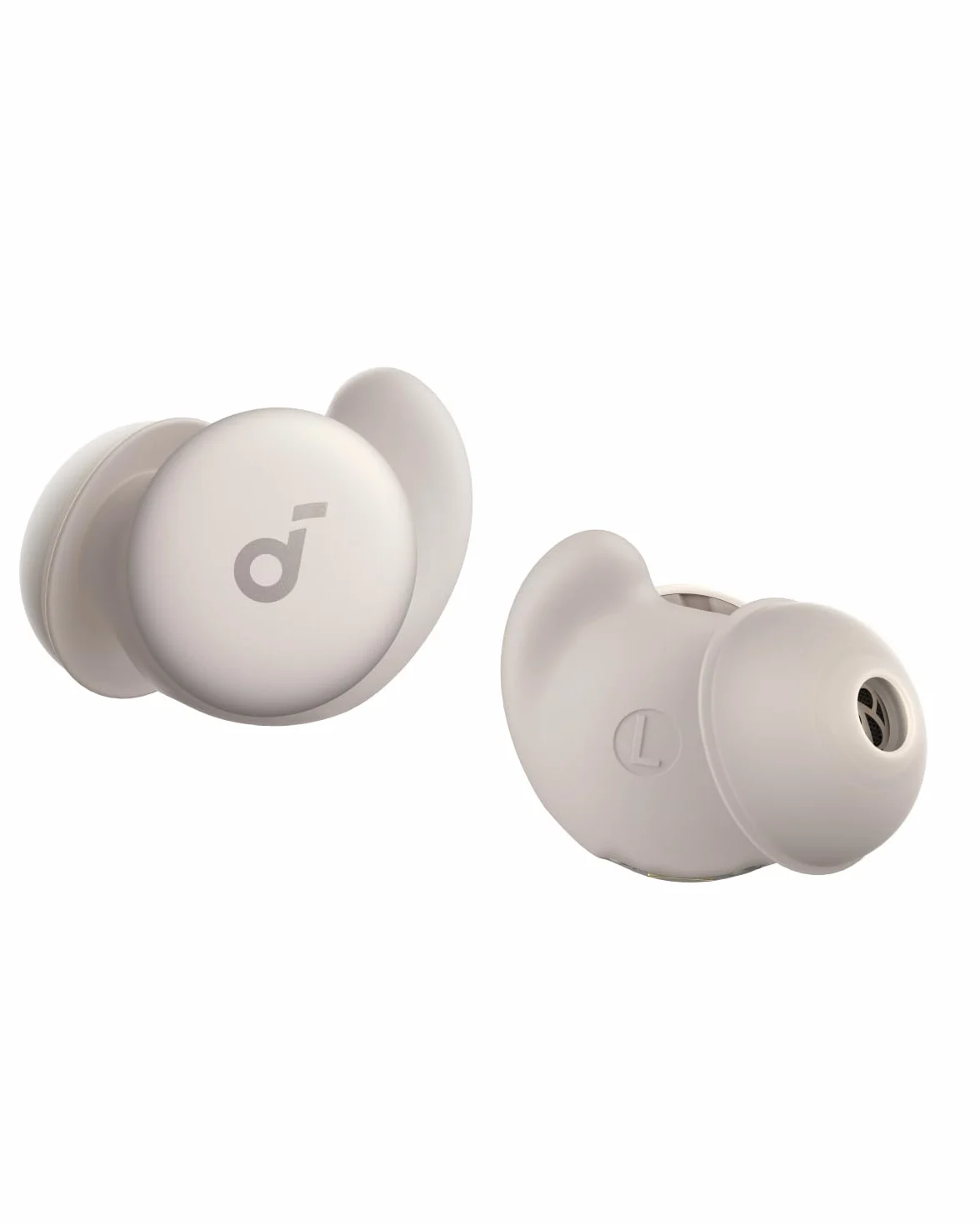 Soundcore Sleep A20 di Anker, Auricolari Sleep Bianchi, Design Compatto per Chi Dorme sul Fianco, 80 Ore di Autonomia, Bluetooth 5.3, Monitoraggio del Sonno, Sveglia Personalizzabile