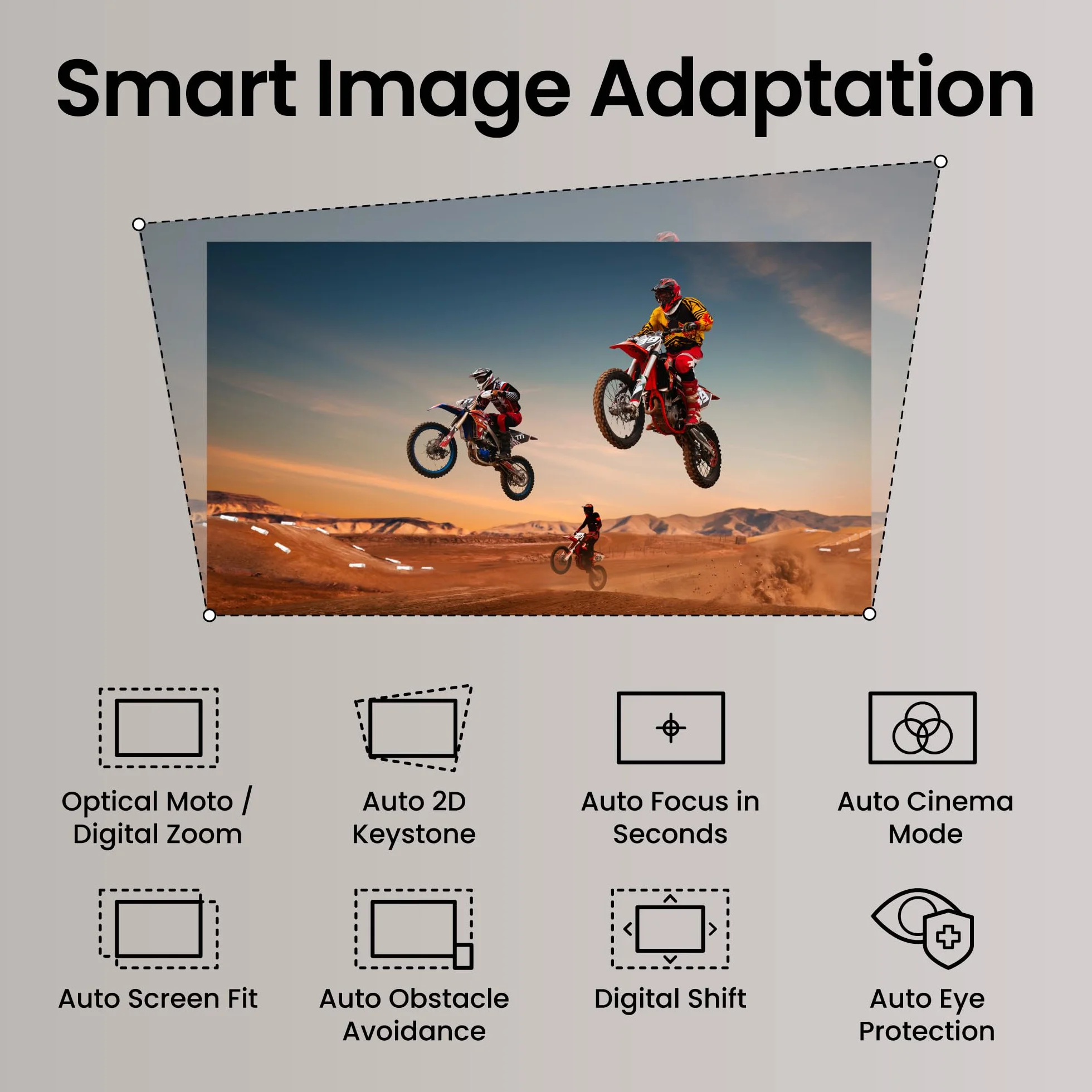 BenQ TK705i Proiettore 4K HDR, 3000 ANSI Lumen, Google TV con Netflix, basso input lag, regolazione automatica, zoom ottico, HDMI 2.1, Bluetooth, fino a 150", MEMC, HDR10+