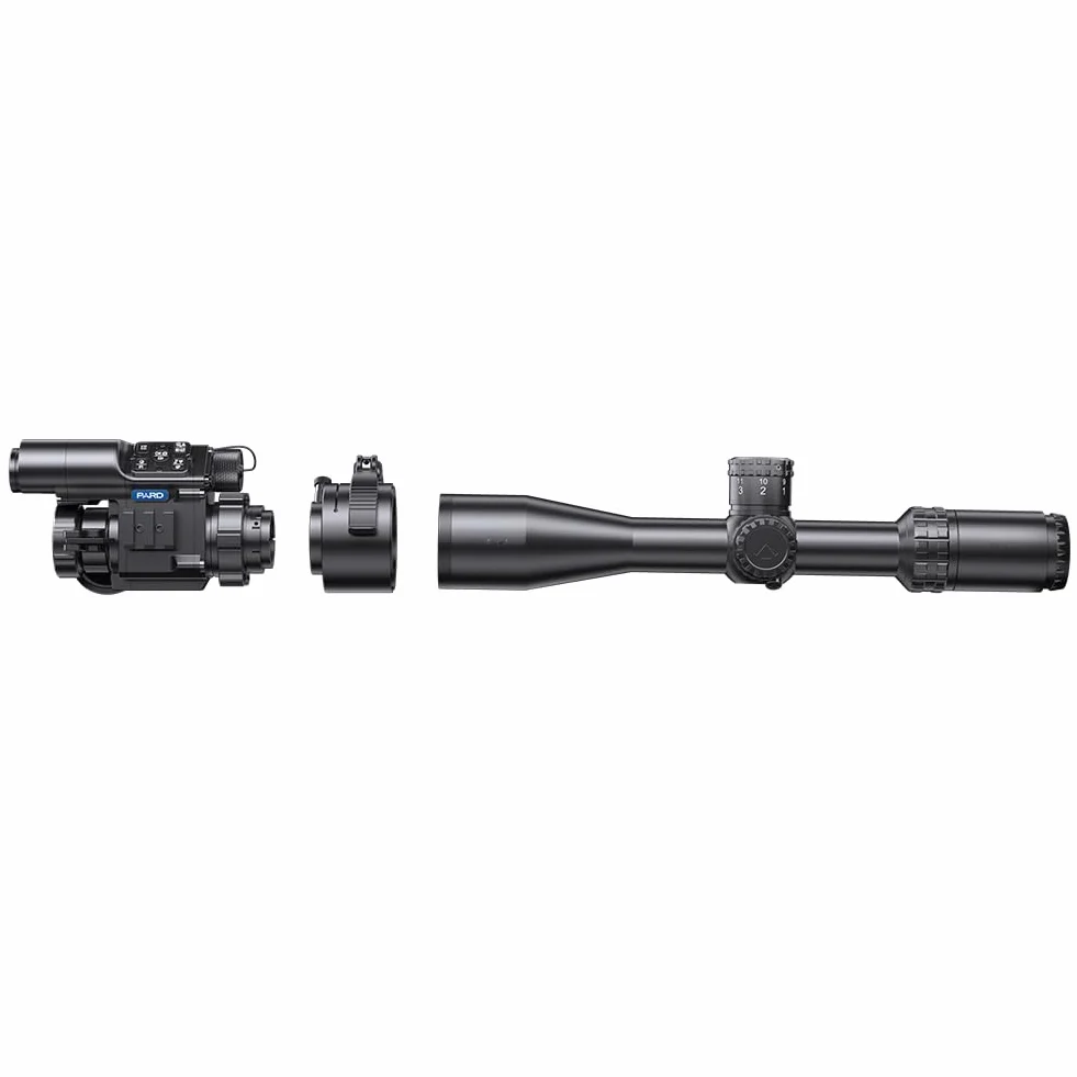 PARD Visore Notturno, Monoculare per Visione Notturna con clip montato anteriormente, calcolo balistico, telemetro 1000 m, sensore 2K, registrazione video, Wi-Fi, impermeabile, FD1/FD1-LRF