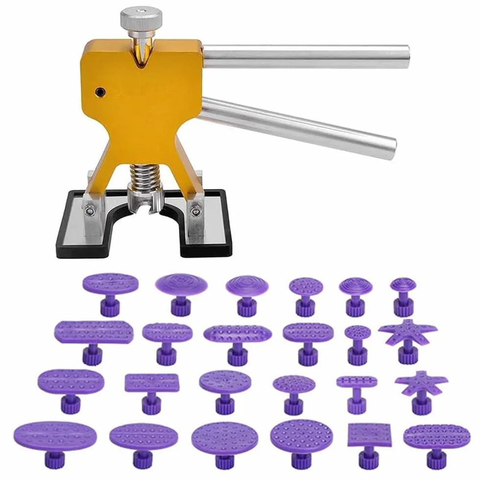 Tirabolli per Carrozzeria Kit di 25pcs per Riparazione di Ammaccature Kit Riparazione Carrozzeria Auto per Riparazione di Danni alla Grandine e Rimozione di Ammaccature di Automobili