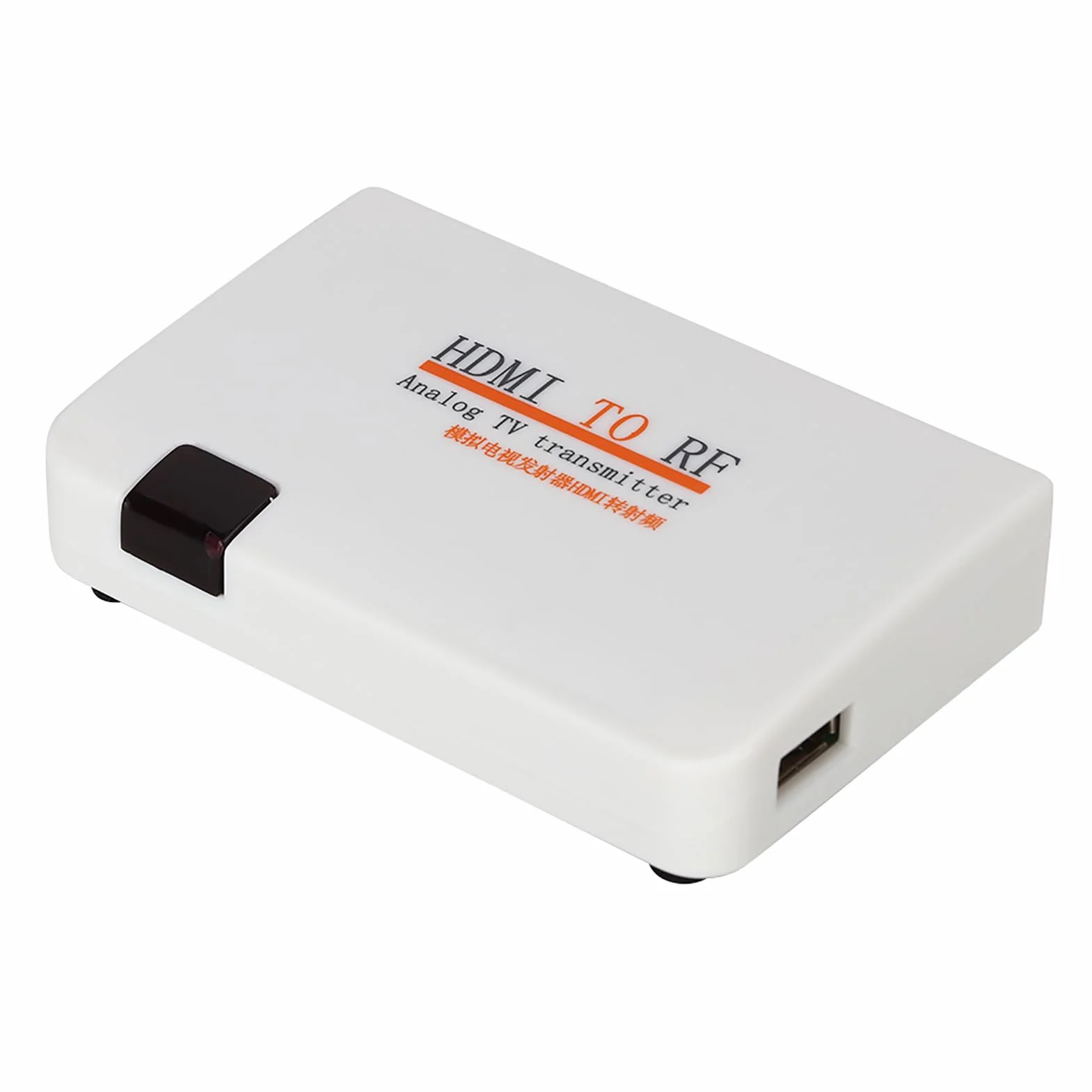 Modulatore HDMI RF Convertitore Coassiale da HDMI a RF Adattatore 1080P per Console di Gioco Dvd Set-Top Box (Spina UE)