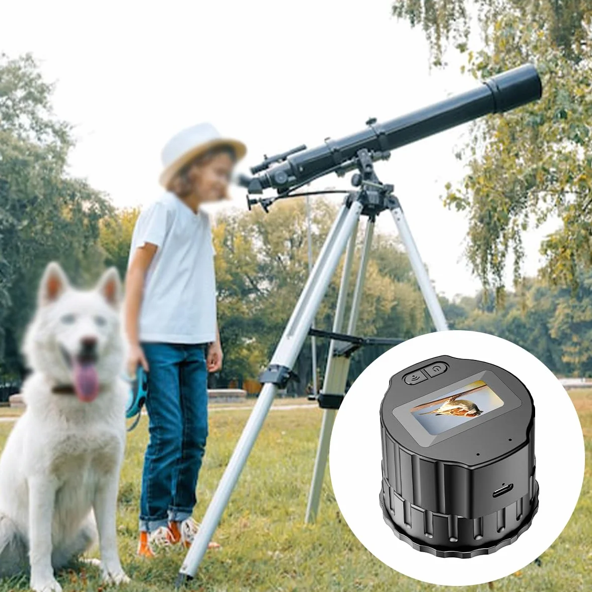 Alide Telescopio con oculare WiFi, telescopio elettronico wireless HD, cannocchiale portatile per birdwatching