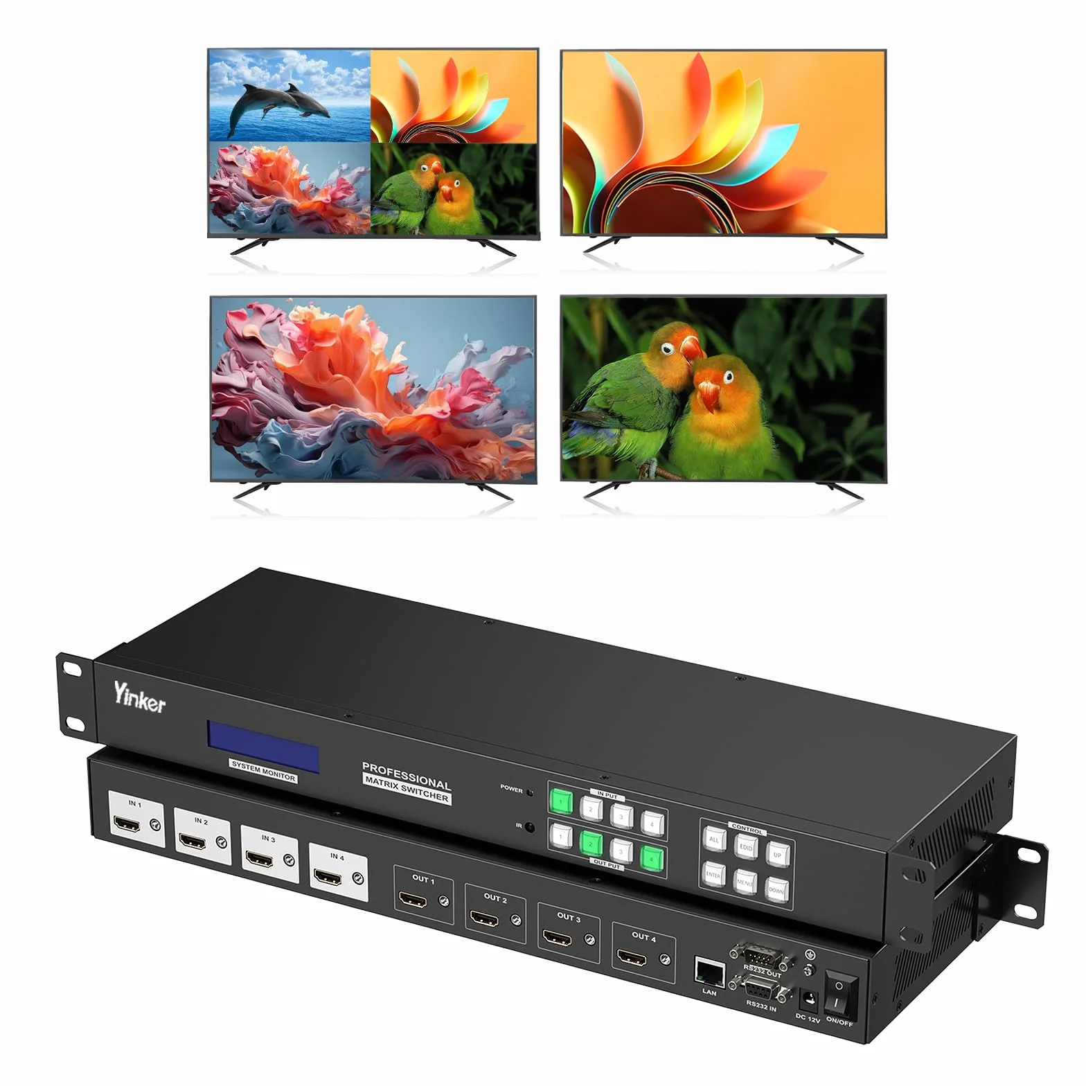 HDMI Matrix Video Controller Switch 4k30hz