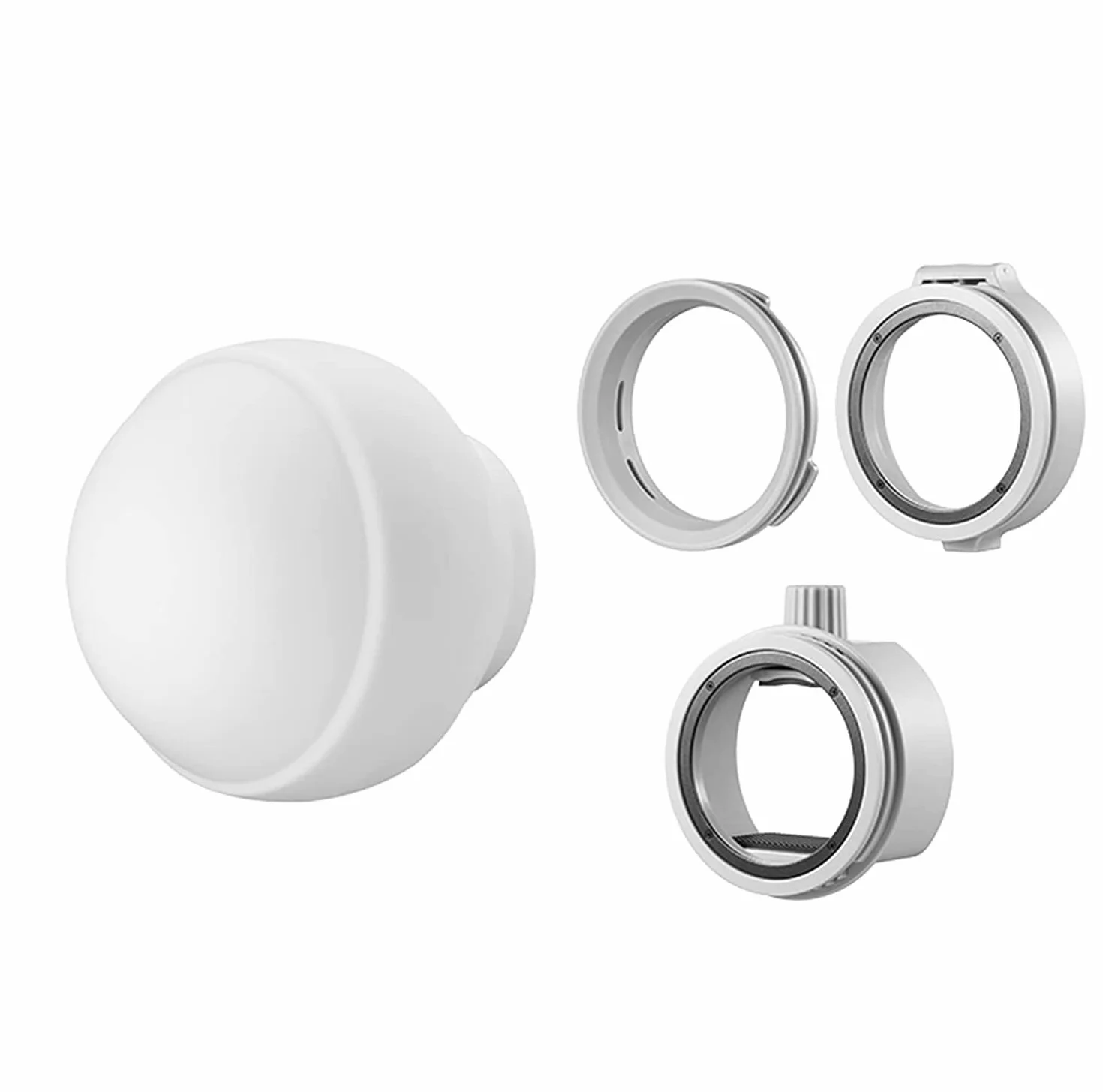 GODOX ML-CD15 Kit Cupola di Diffusione per ML30 MLBI ML60 ML60BI TT600 TT685S TT685 V860II TT520II V1S V1C V1N V1F V1O V860III-S TT685S AD100PRO AD200PRO AD300PRO AD400PRO (include 3 adattatori)