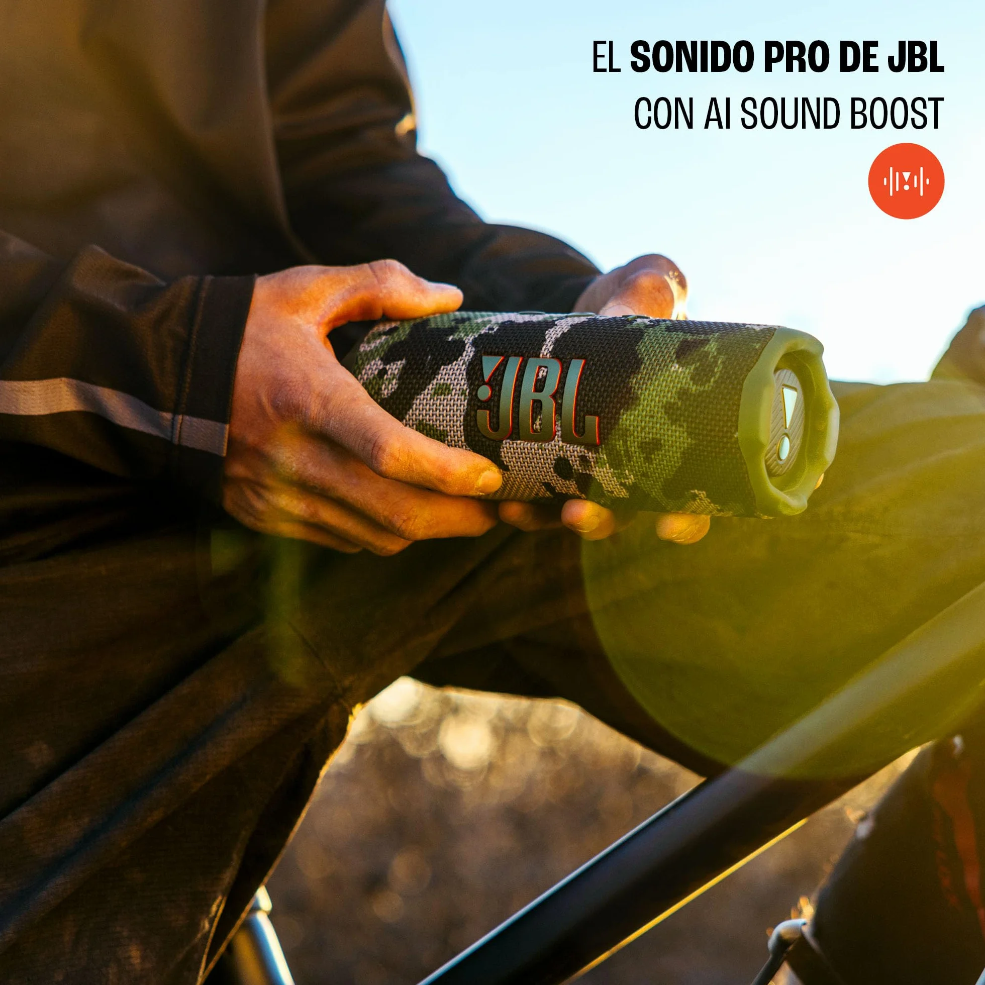 JBL Flip 7 - Altoparlante portatile impermeabile e antigoccia, colore: Nero