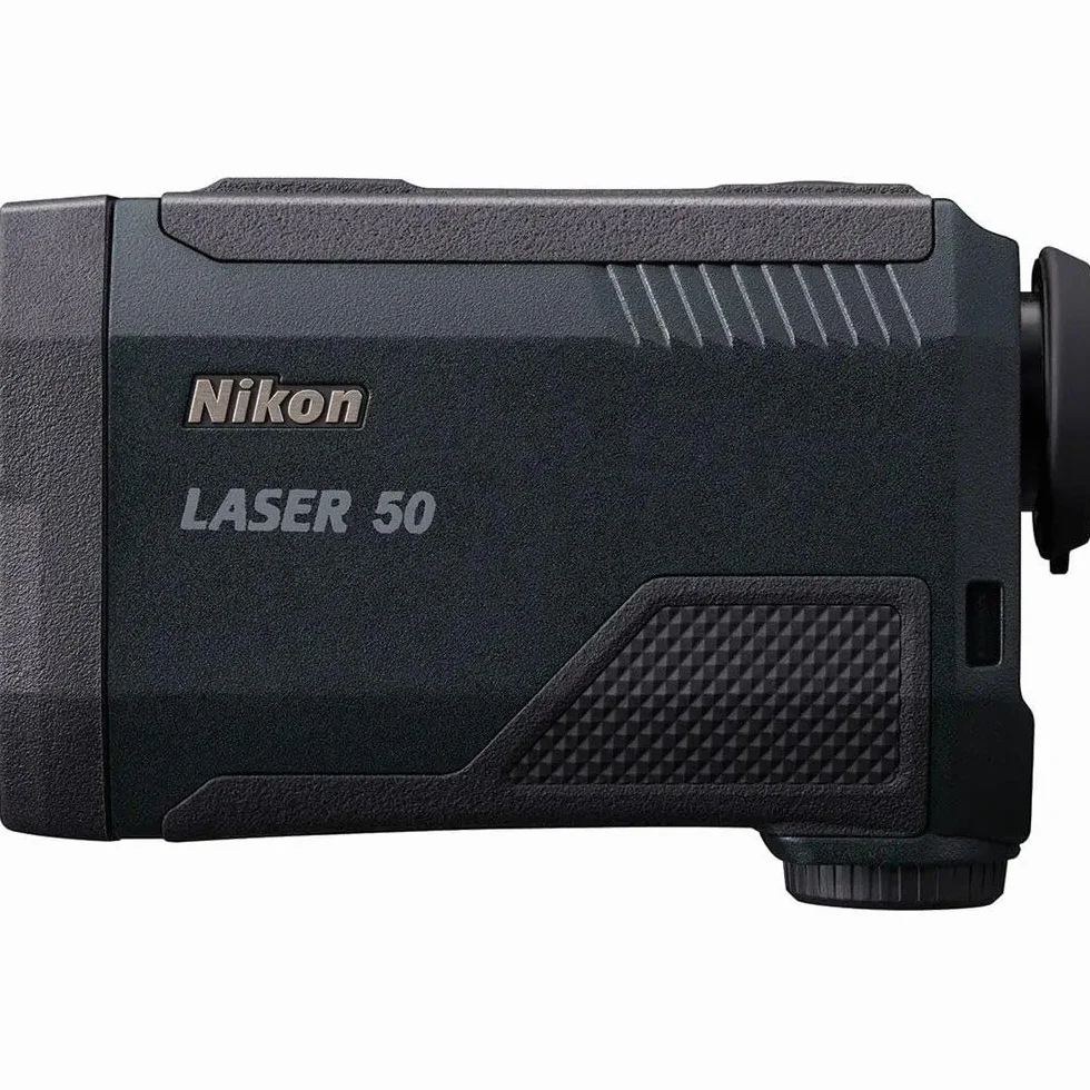 Nikon Laser 50 Telemetro Rapido e Accurato, Schermo OLED, Robusto e Compatto, Nero