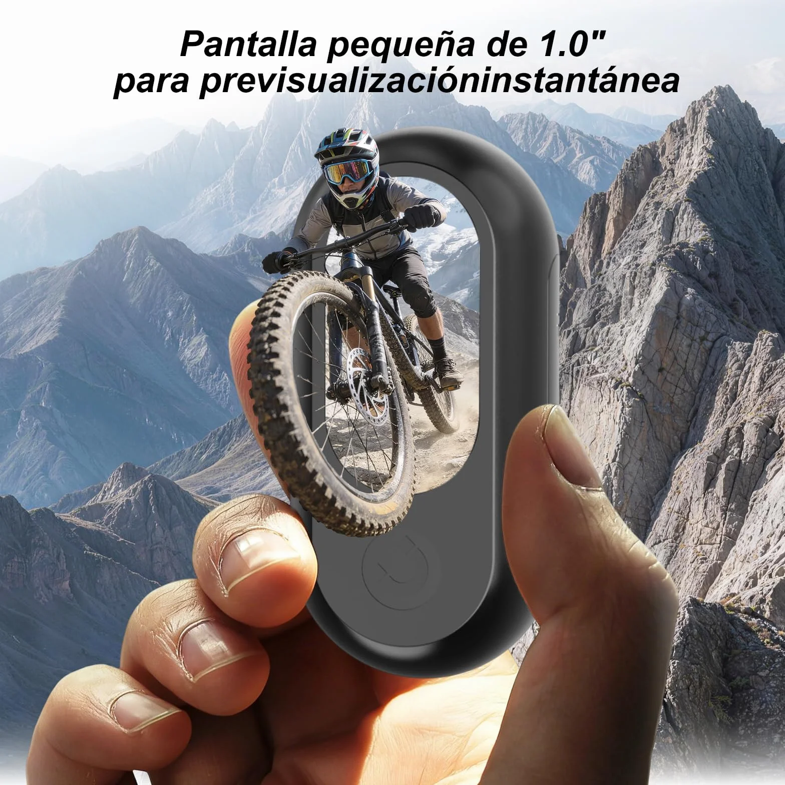 Mini Action Cam Bodycam con scheda di memoria da 32 GB, fotocamera per registrazione a mani libere, fotocamera per casco per bicicletta e moto, mini fotocamera portatile per esterni, escursionismo