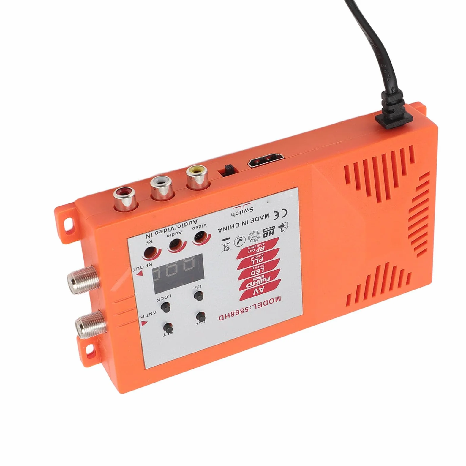 Modulatore RF HDMI 1080P PAL NTSC Coassiale 100-240 V (Spina UE)