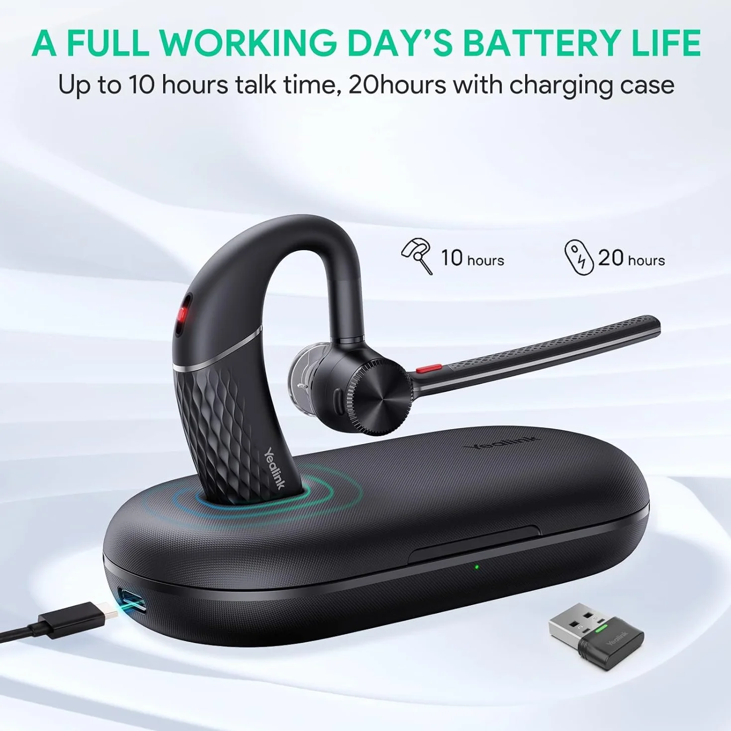 Yealink BH71 Pro Auricolare Bluetooth senza fili con dongle