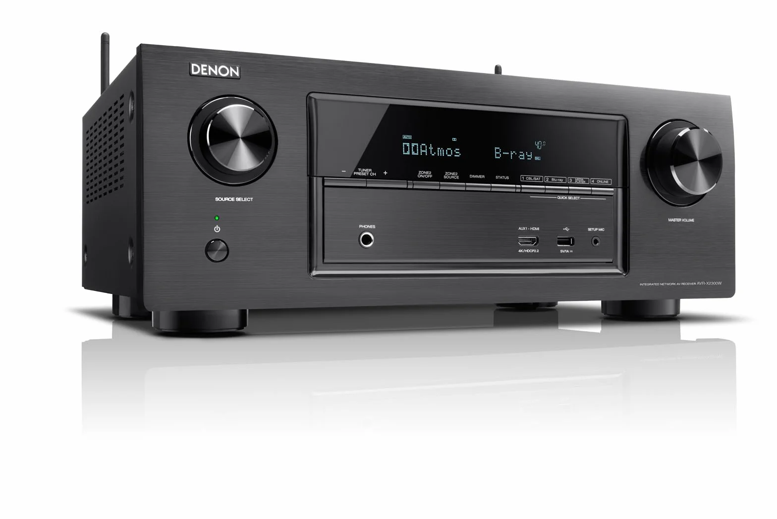 Denon AVR-X2300 Sintoamplificatore HD Dolby HD DTS:X Nero