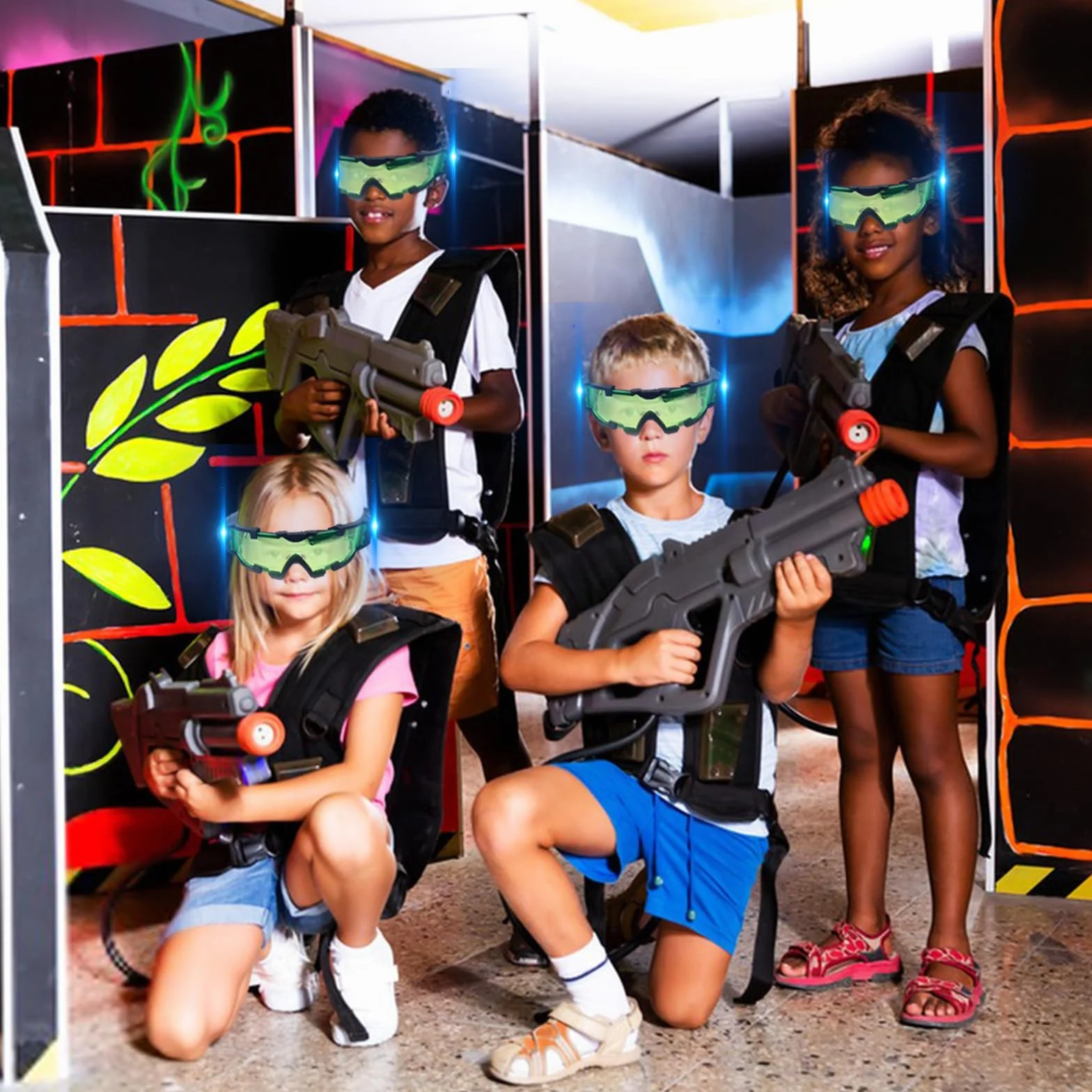 Visione Notturna occhiali,Occhiali per la Visione Notturna Regolabili Occhiali Per La Visione Notturna Impermeabili per Bambini