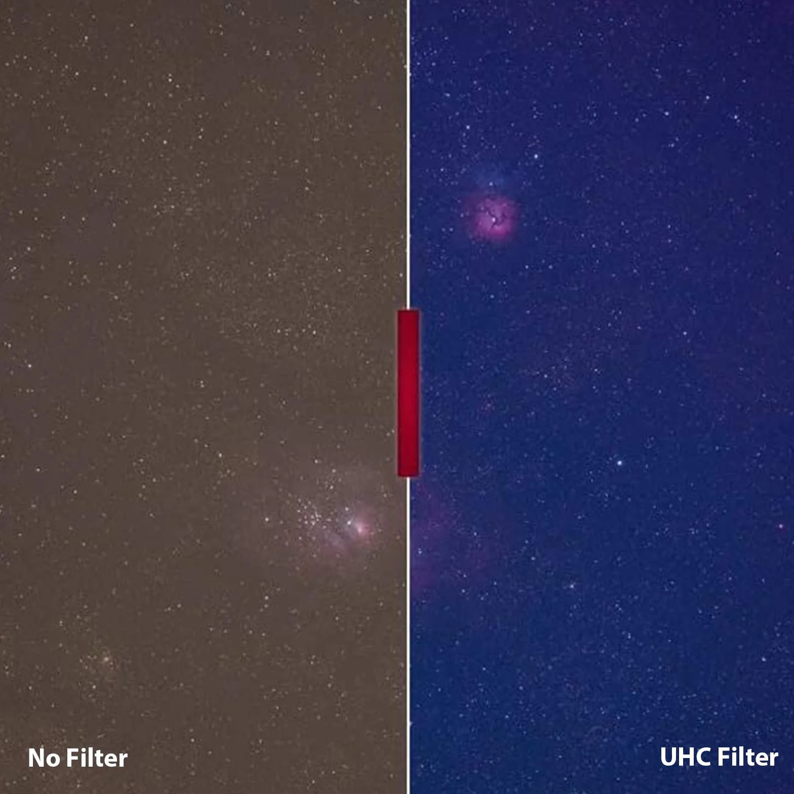 Svbony UHC, filtro telescopico da 3,2 cm, ad alto contrasto, riduce l'inquinamento luminoso della città, filtro per nebulosa per osservazioni celesti e astrofotografia