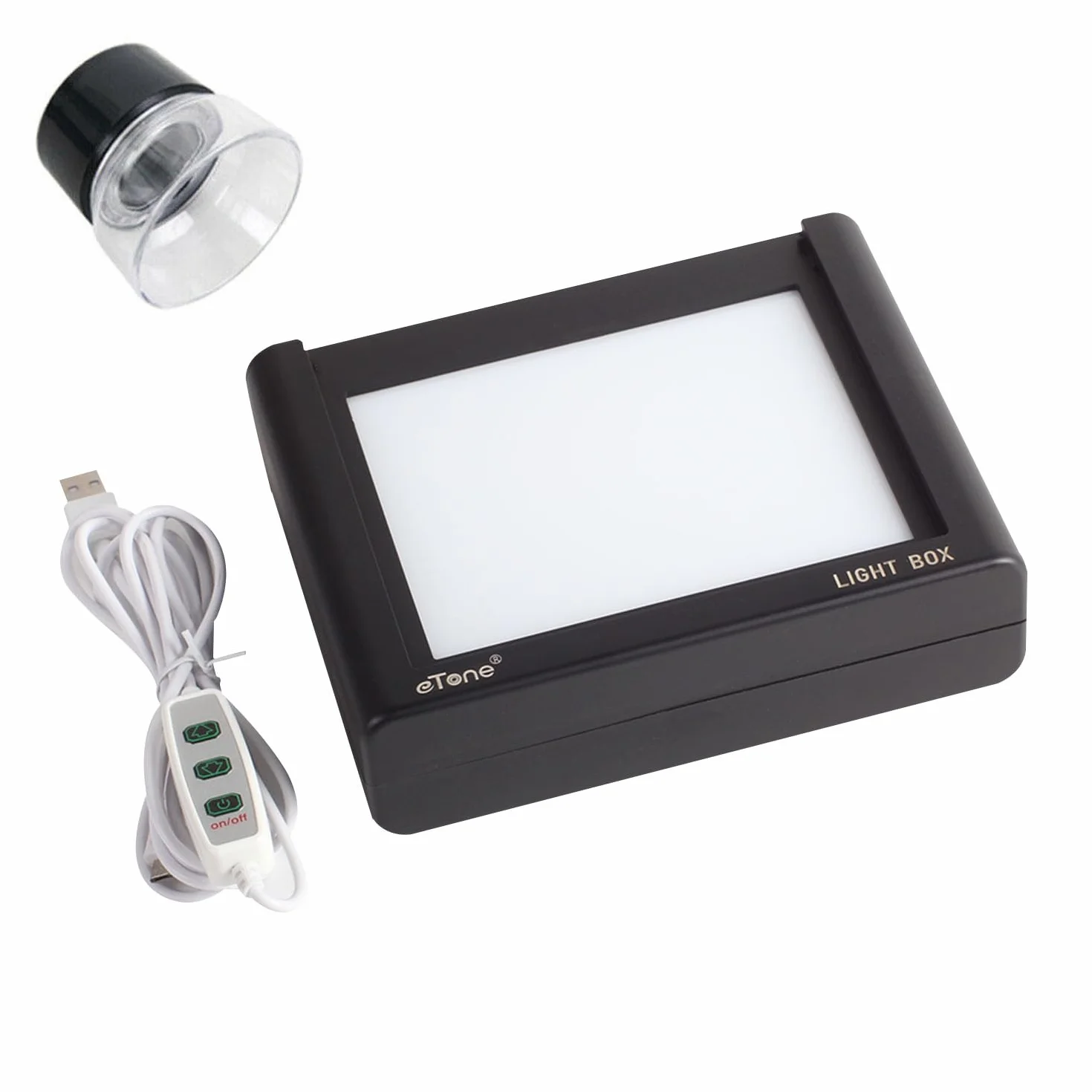 eTone Pellicola a LED per diabeti, con lente d'ingrandimento 10x