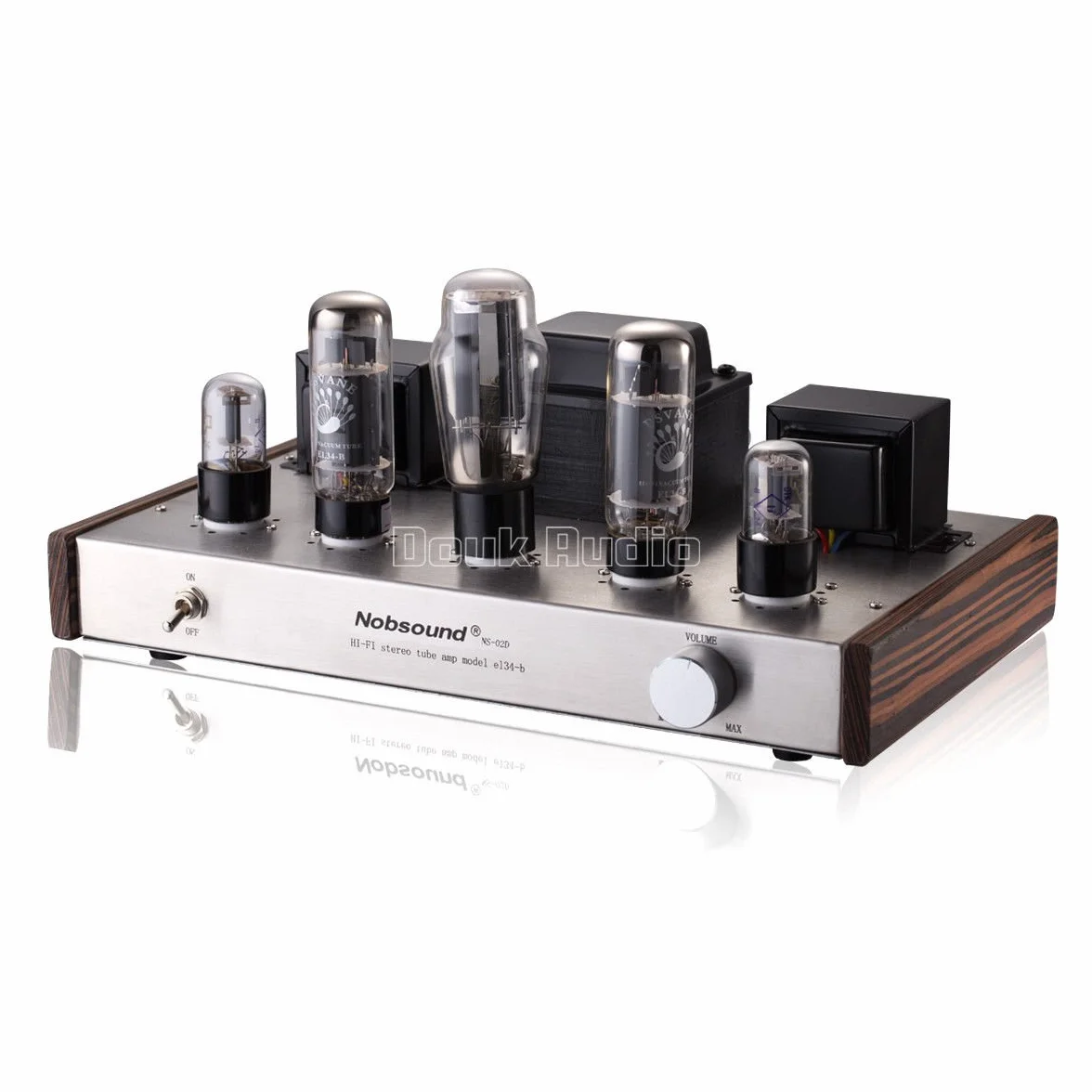 Nobsound Amplificatore HiFi EL34 Valve Tube Classic 2.0 Canale Stereo Single Ended Class A Amplificatore di potenza 12 W x 2