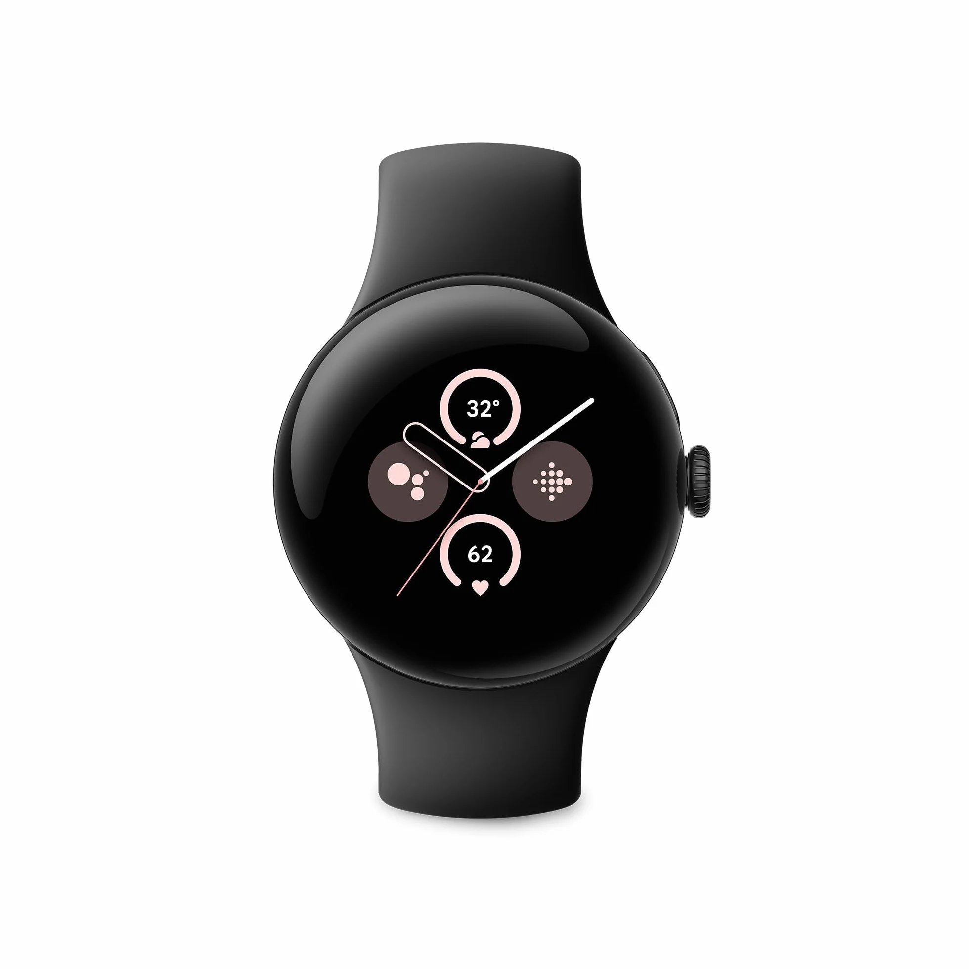Google Pixel Watch 2 con cardiofrequenzimetro Fitbit, gestione dello stress e sicurezza, smart watch Android, cassa in alluminio nero opaco, ossidiana, WiFi (rinnovato)