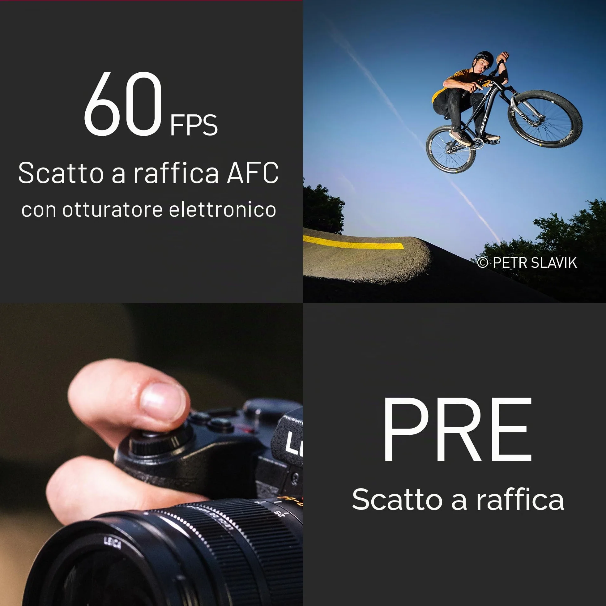 Panasonic LUMIX DC-G9M2LE Fotocamera Mirrorless Micro Quattro Terzi con Obiettivo Leica DG Vario-Elmarit 12-60mm F2.8-4.0, 25.2MP, 4K 120p/100p e 5.7K 30p/25p, Phase Hybrid AF, Wi-Fi, Bluetooth, Nero