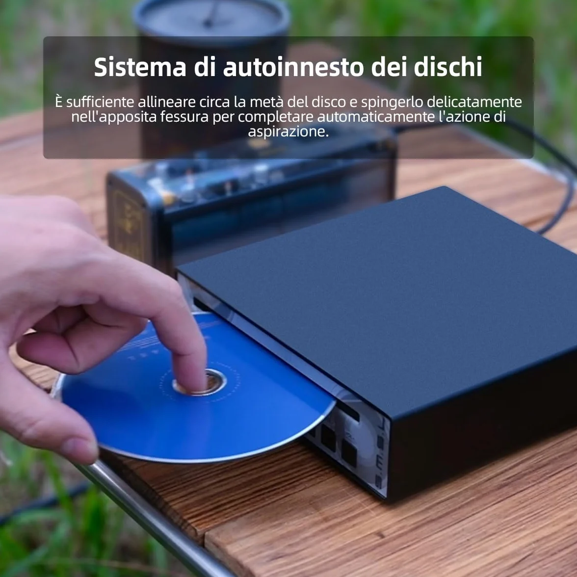SMSL PL100 Lettore CD per casa, Chip CS43131, Supporto C D-R/C D-RW/MP3, Uscite RCA/3.5mm Cuffie Jack/Ottico/Coassiali Digitali (Nero)
