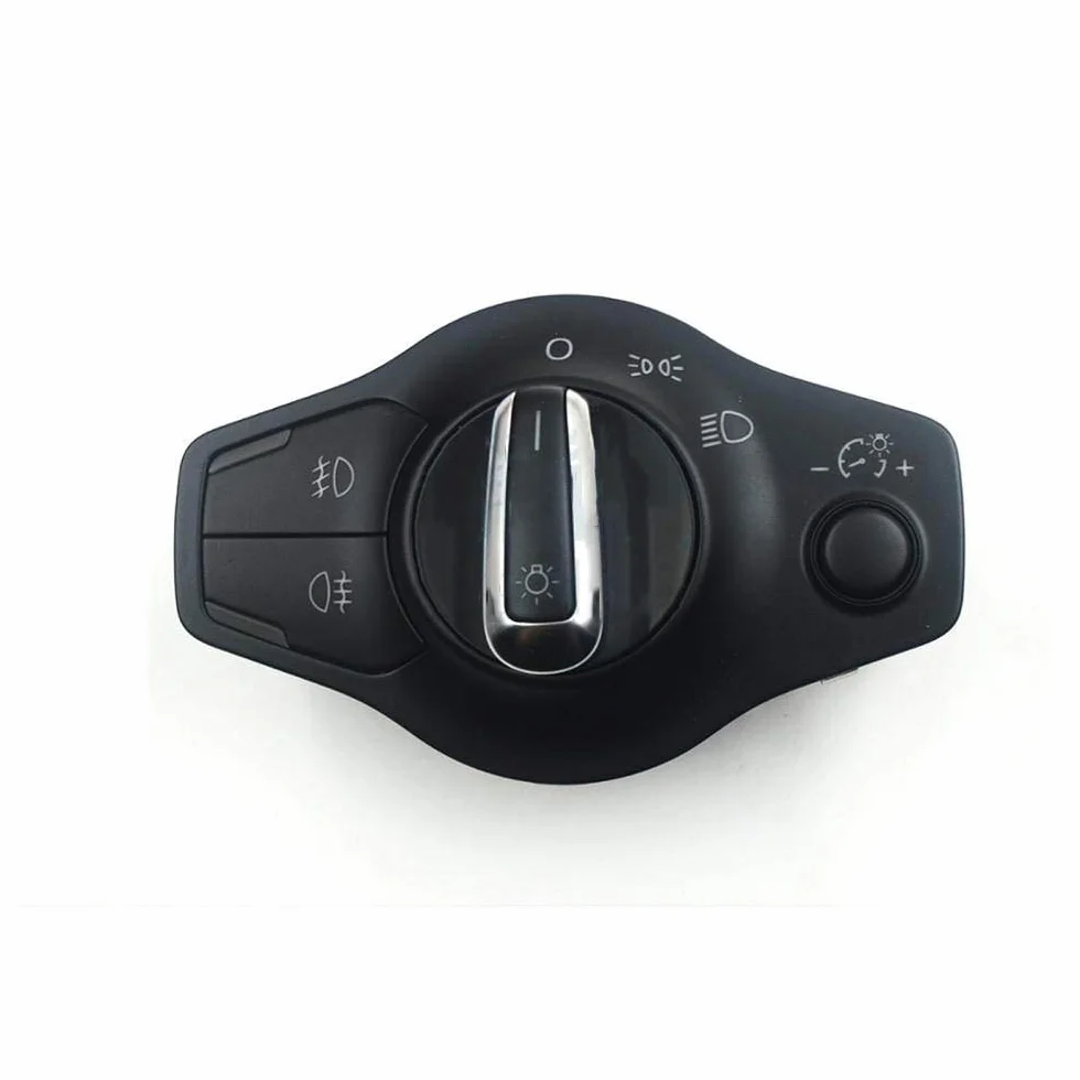 Interruttore Fari Auto Fendinebbia Faro Audi A4 B8 S4 8K0 941 531AR ABS Nero Manuale Meccanico
