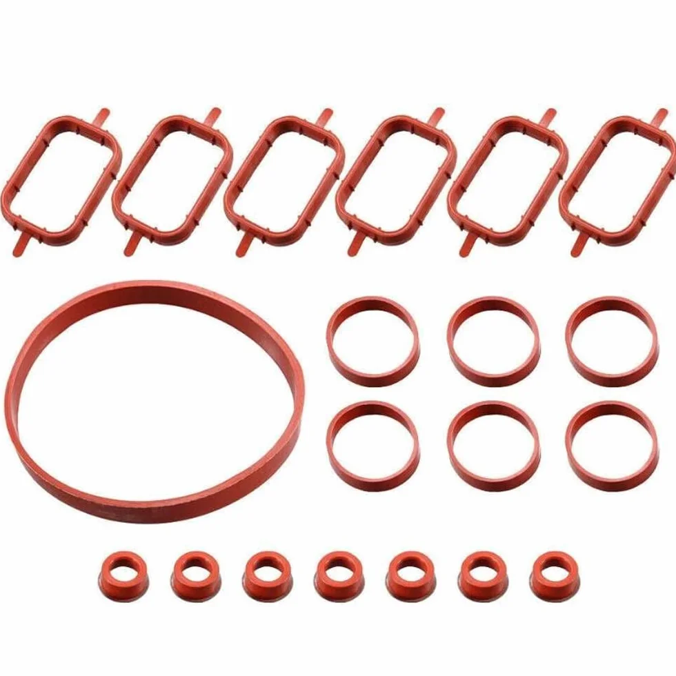 Baceyong Guarnizioni collettore di aspirazione, compatibili con BMW M47/M47N, M57/M57N, motori a 6 cilindri compatibili con BMW E70 E53 E72 E71 E81 E87 E88 E82 E90 E91 E92 E93 E60 E61 E61 3 E64. E46
