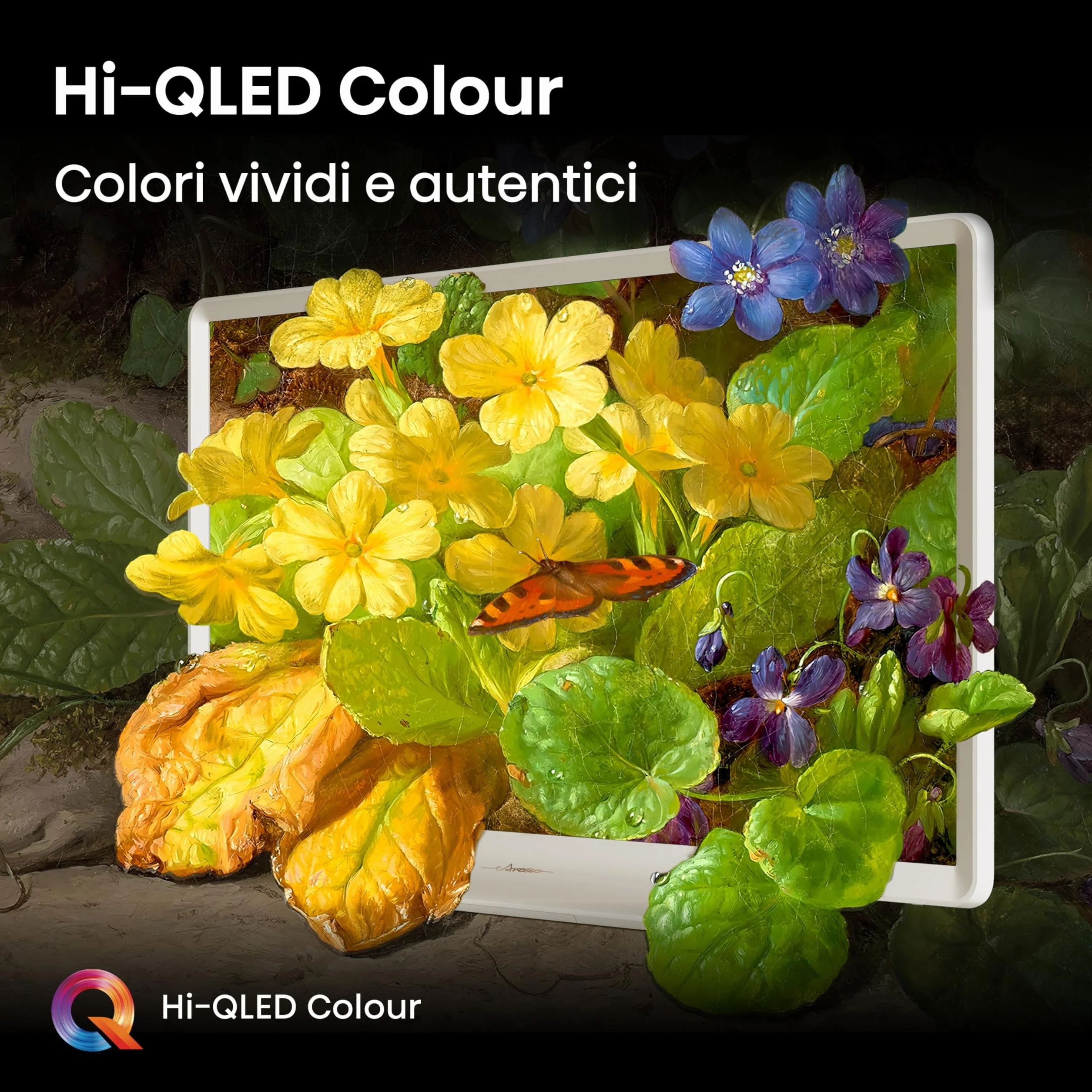 Hisense Smart TV QLED 32" Full HD 32S5Q 60Hz Dolby Atmos HDR10 VIDAA OS WiFi Game Mode AirPlay2 Works with Alexa