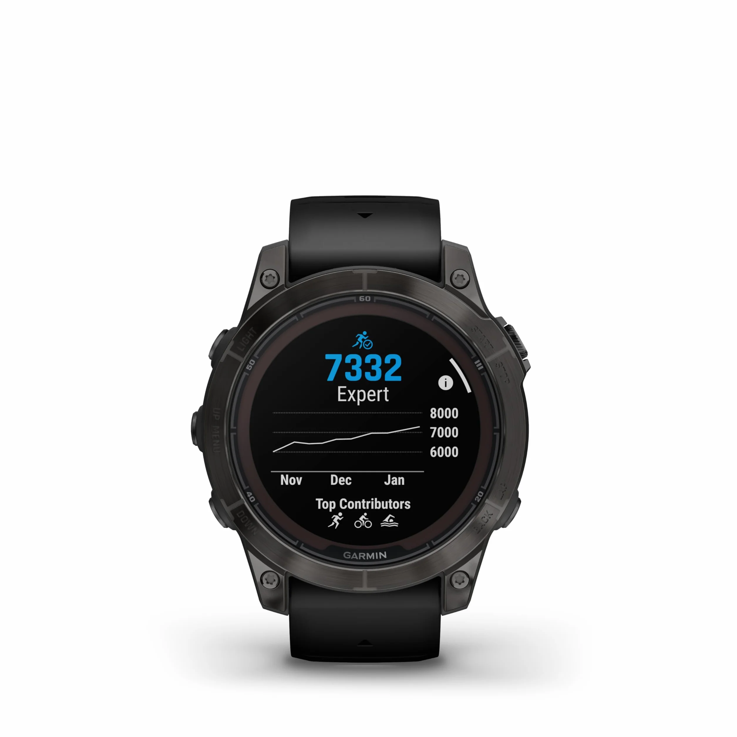 Garmin fēnix 7 Pro Solar, Smartwatch, Ricarica solare, 47mm, Torcia LED, Touchscreen 1,3", +30 Sport, GNSS multi-band, SpO2, Mappe, Musica, Autonomia 22 giorni (Slate Gray & Black) (Ricondizionato)