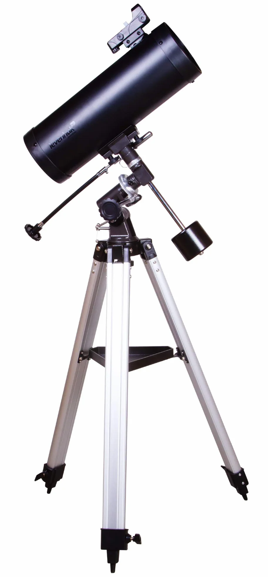 Levenhuk Skyline PLUS 115S Telescopio Riflettore Newtoniano Notturno con Montatura Equatorial, Cercatore a Punto Rosso ed Elevato Ingrandimento per Osservazioni del Cielo Profondo