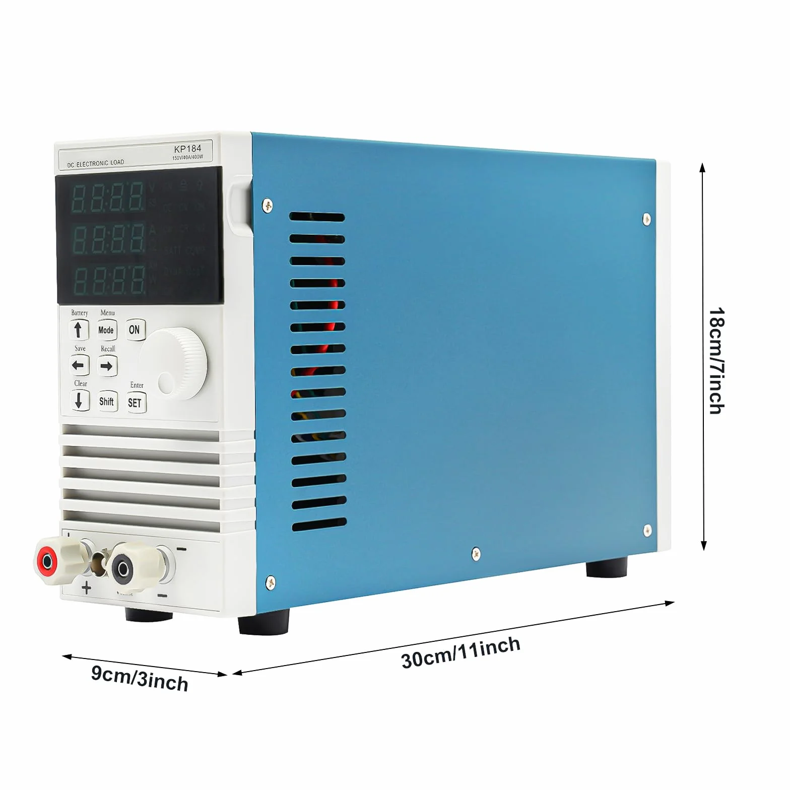 KP184 Single Channel DC Electronic Load Tester, 4 modalità di carico CC/CV/CW/CR, LED, alimentatore, caricatore e batteria