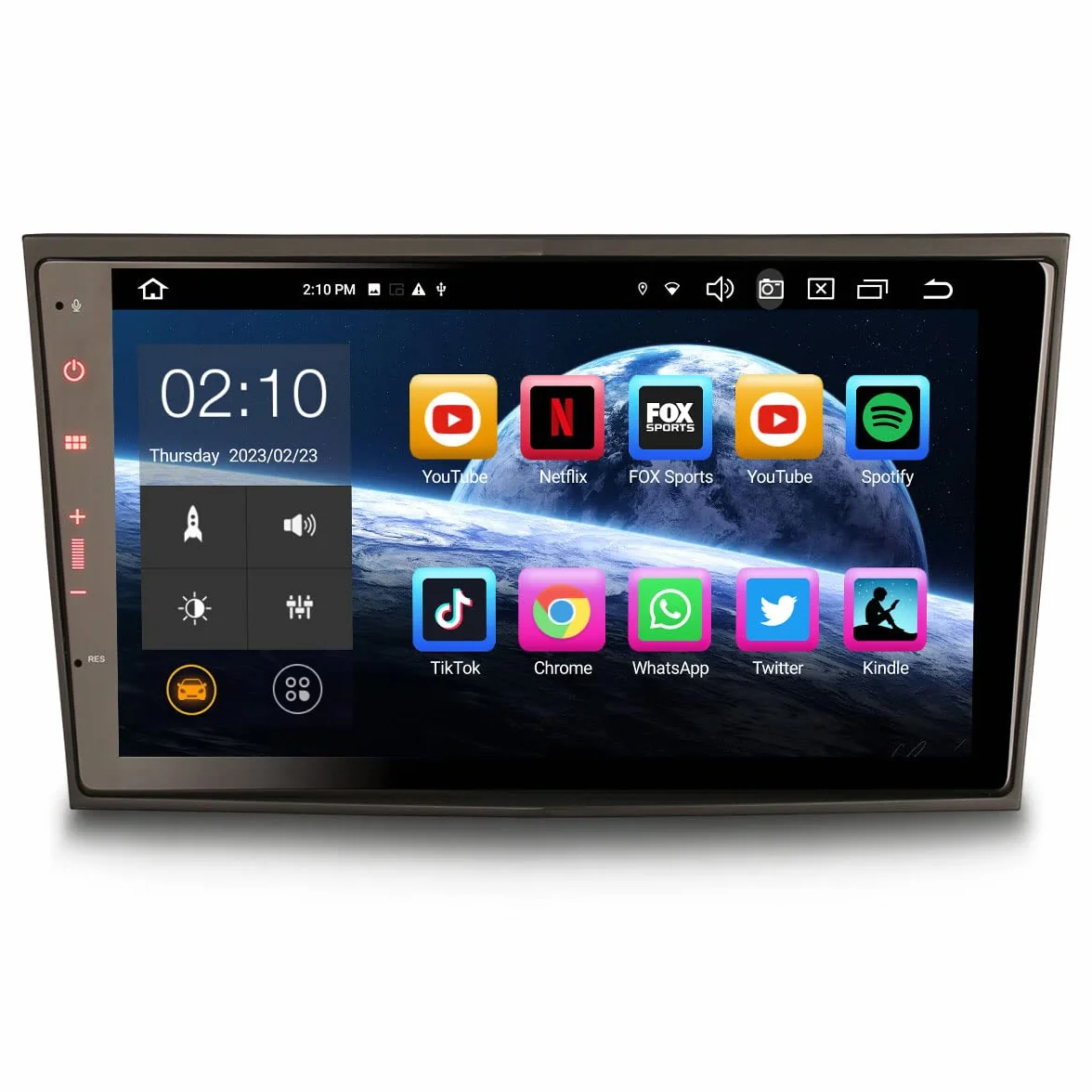 Erisin 8 pollici 8-Core 4GB+64GB Android 14 Autoradio Bluetooth GPS Navigazione per Opel Meriva Corsa C Corsa D Zafira Vivaro Astra Signum Combo Wireless Carplay Android Auto WiFi DSP DAB+ USB FM RDS