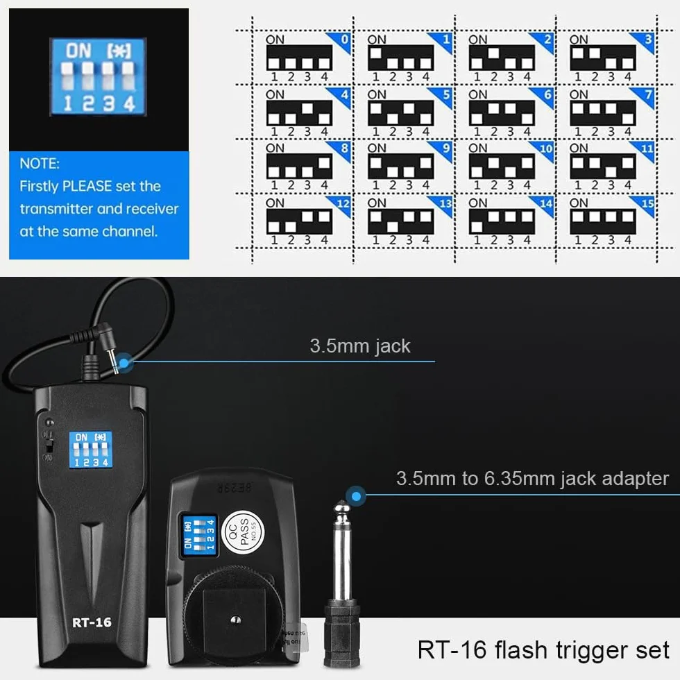 Godox Kit Professionali Flash Stroboscopico da Studio Fotografia, 2 x 180W 5600K Flash Monoluce, RT-16 Trigger, Supporto per Luce, Softbox