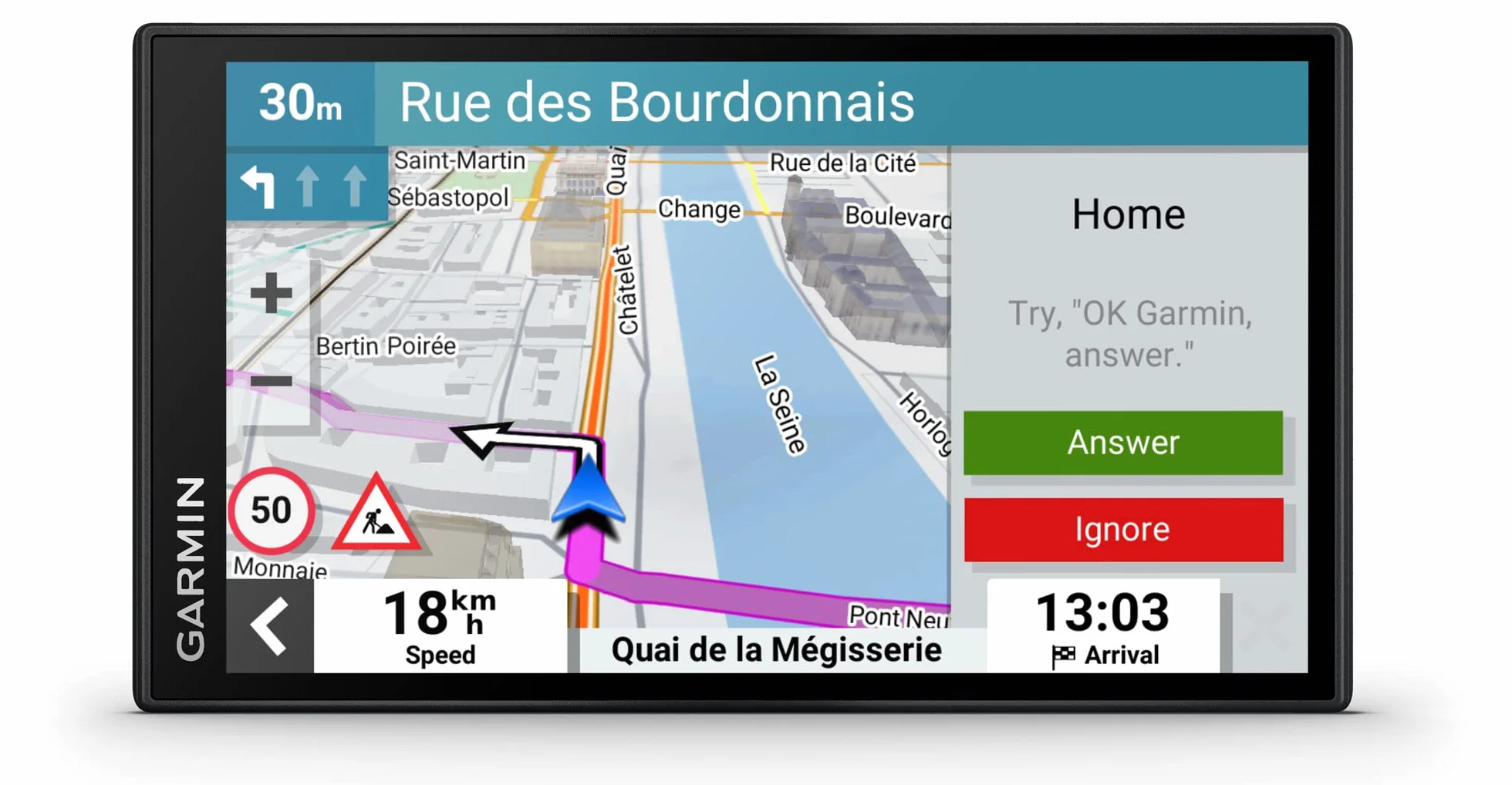 Garmin DriveSmart 66 MTD, Navigatore GPS per Auto, Display 6", Touchscreen, Mappa Europa, Traffico Digitale