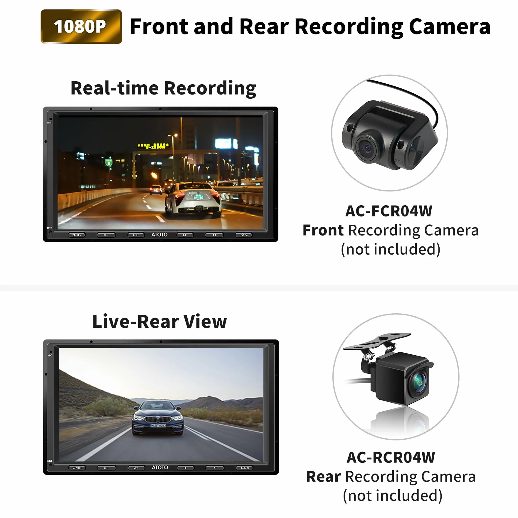 ATOTO S8 7" QLED 6G+128G Autoradio 2 din Android GPS per auto, CarPlay & Android Auto senza fili , 4G LTE integrato, Tethering WIFI/USB/BT, 2 Bluetooth con aptX HD,4*49W Amp, DSP, LRV&SCVC, S8G2A79UN
