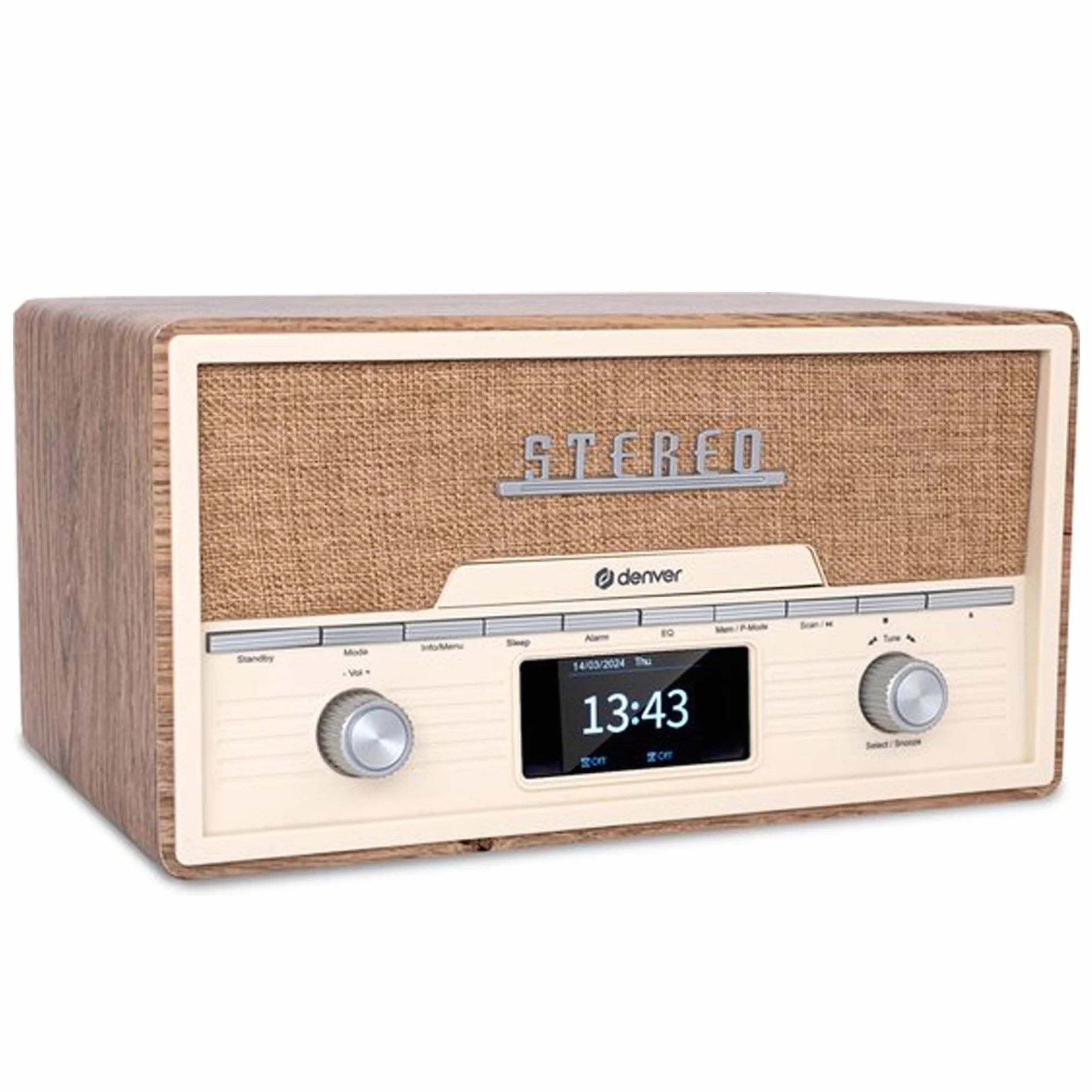 Denver Retro Dab+/FM Radio con CD/BT/USB MDA-525LW