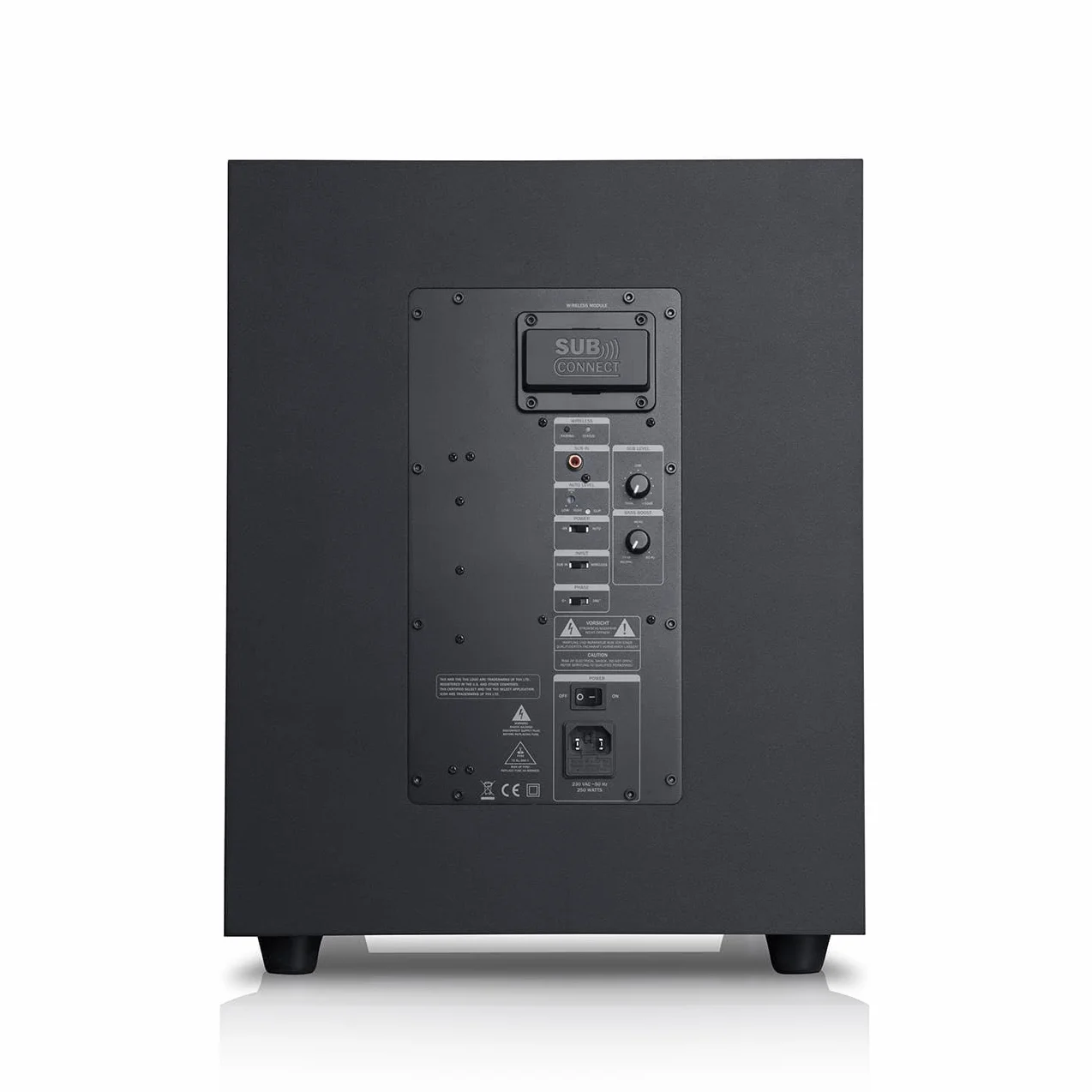 Teufel Sistema 6 THX 5.2 Set Home Cinema con Licenza THXSelect, Suono cinematografico e Riproduzione Musicale a Livello THX, 2 potenti subwoofer (Wireless Opzionale), ATM