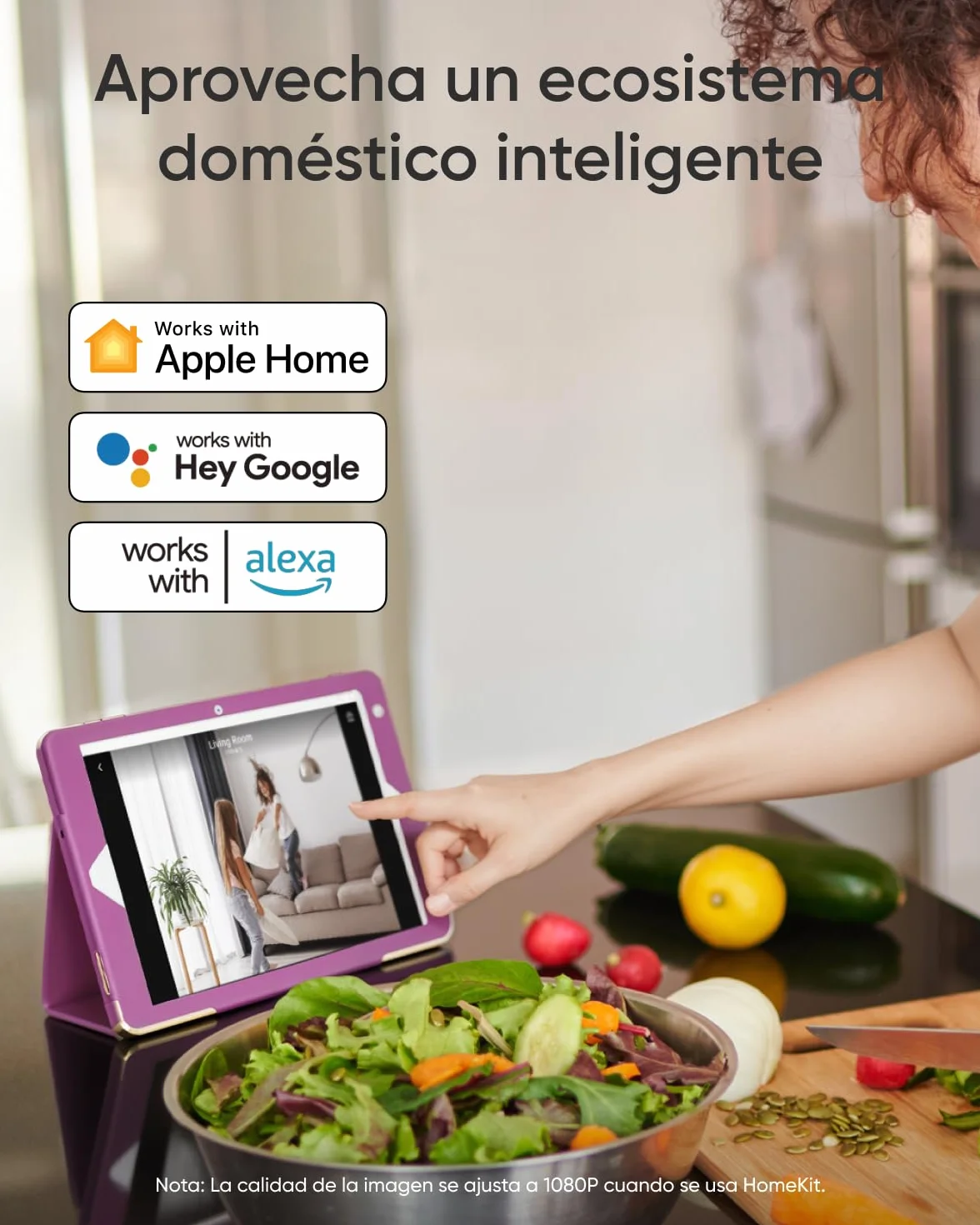 eufy Security Indoor Cam E30, telecamera wifi interno 4K UHD, Rotazione Pan-Tilt a 360°, Visione Notturna a Colori, Rilevamento AI, Tracciamento Automatico di Persone/Animali (ricondizionato)