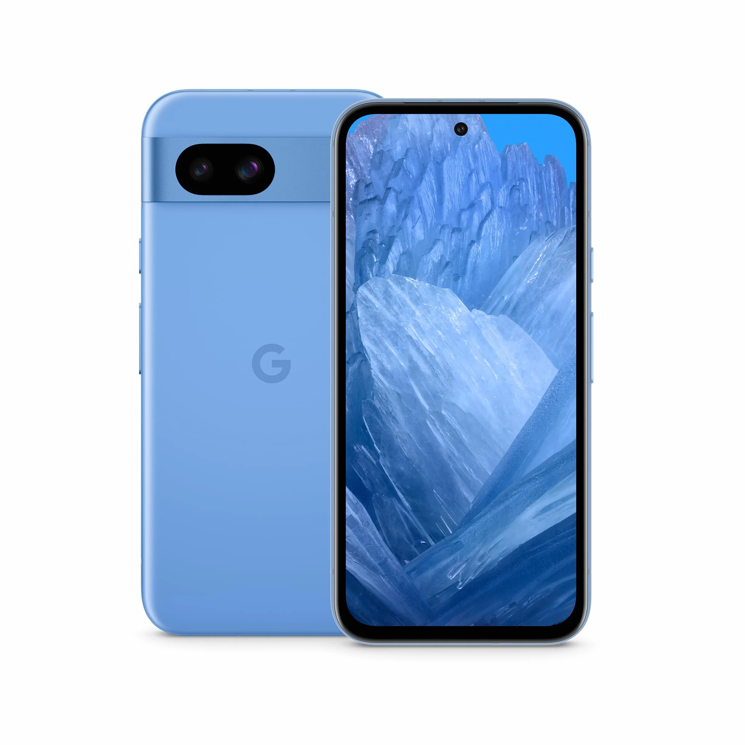Google Pixel 8a: smartphone Android sbloccato con innovativa fotocamera Pixel, batteria con 24 ore di autonomia e sicurezza avanzata - Azzurro cielo, 128GB (Ricondizionato)