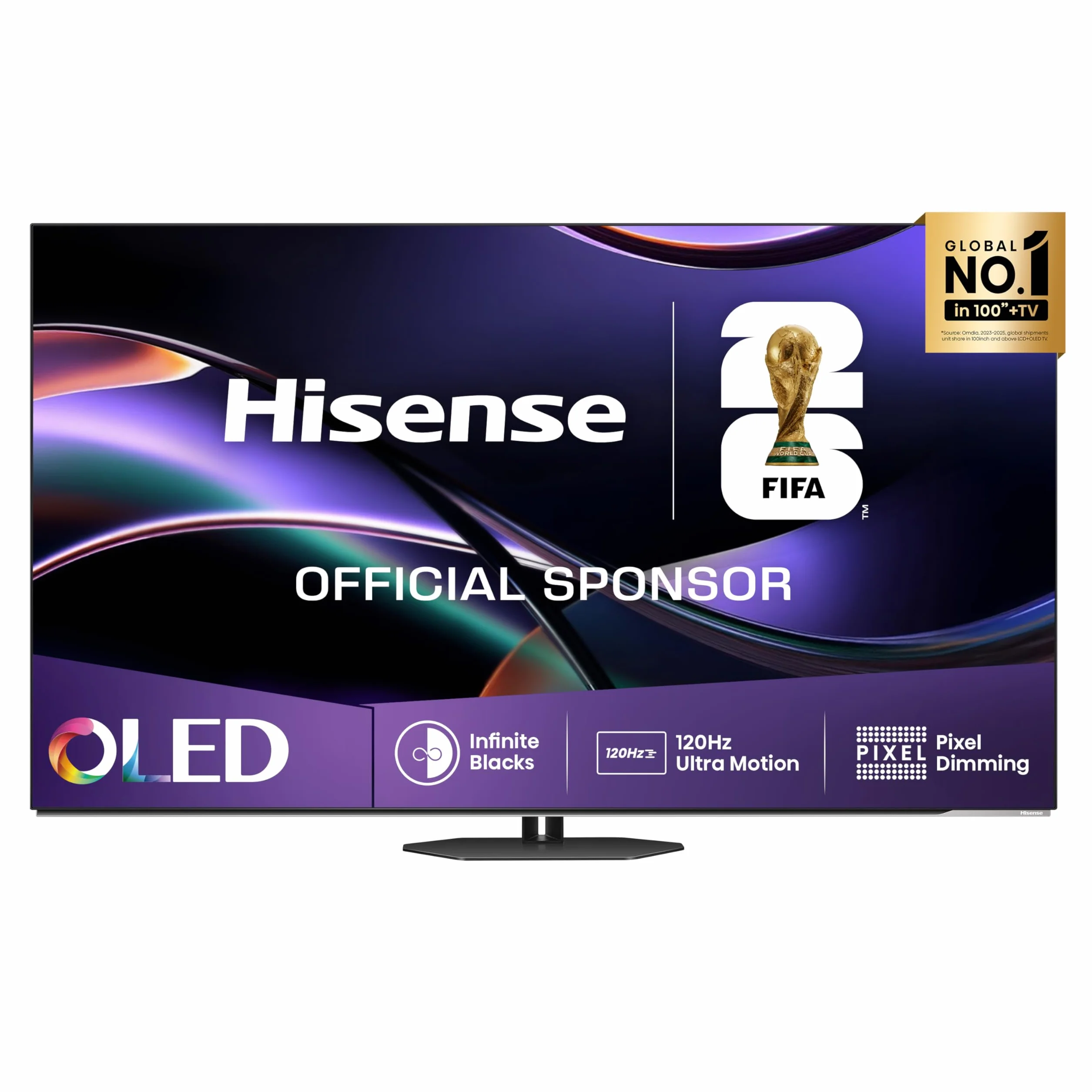 Hisense 55A8DQ Smart TV OLED 55" 4K VIDAA Dolby Vision IQ HDR10+ Adaptive 120Hz Game Mode PRO Audio Dolby