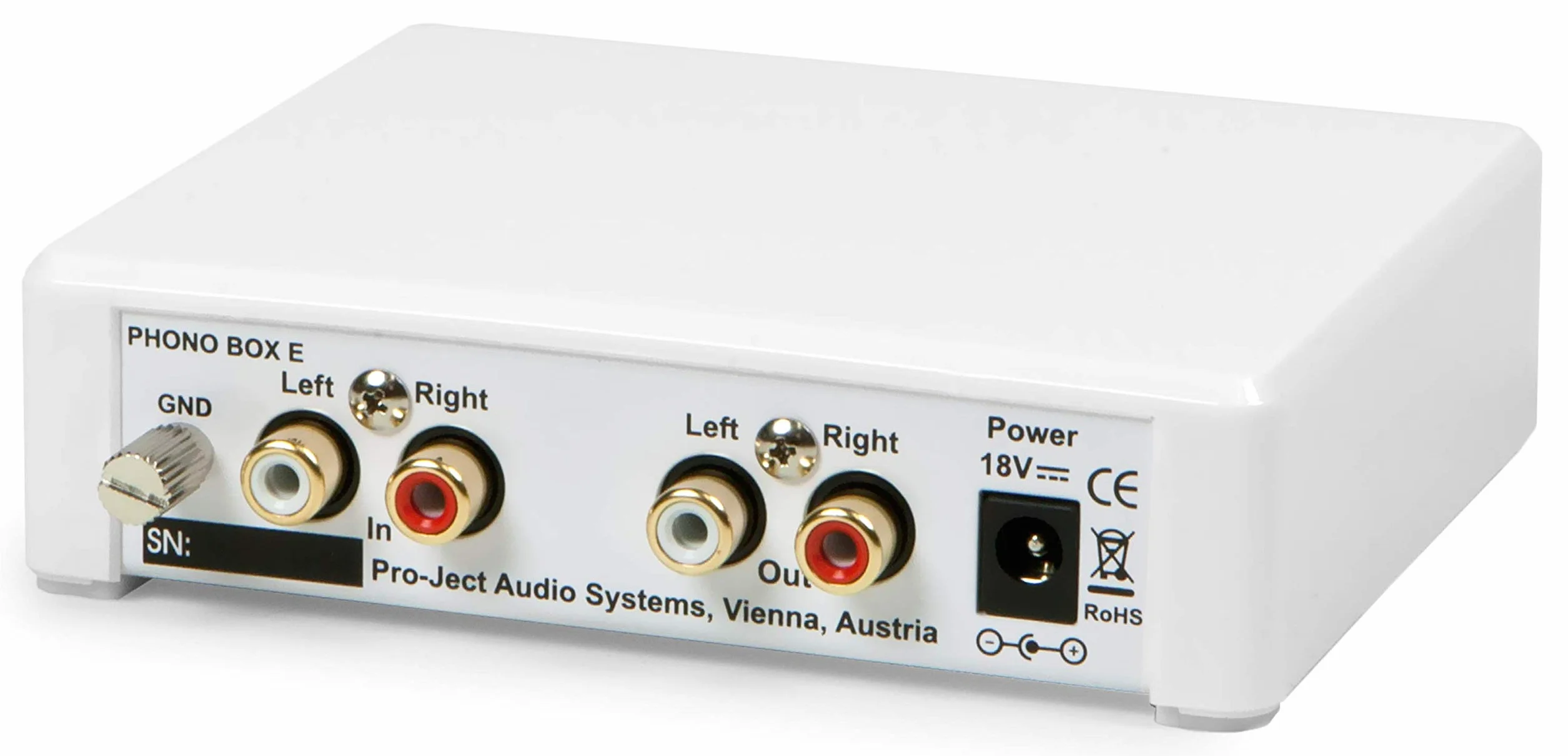 Pro-Ject Phono Box E Preamplificatore fono MM Nero