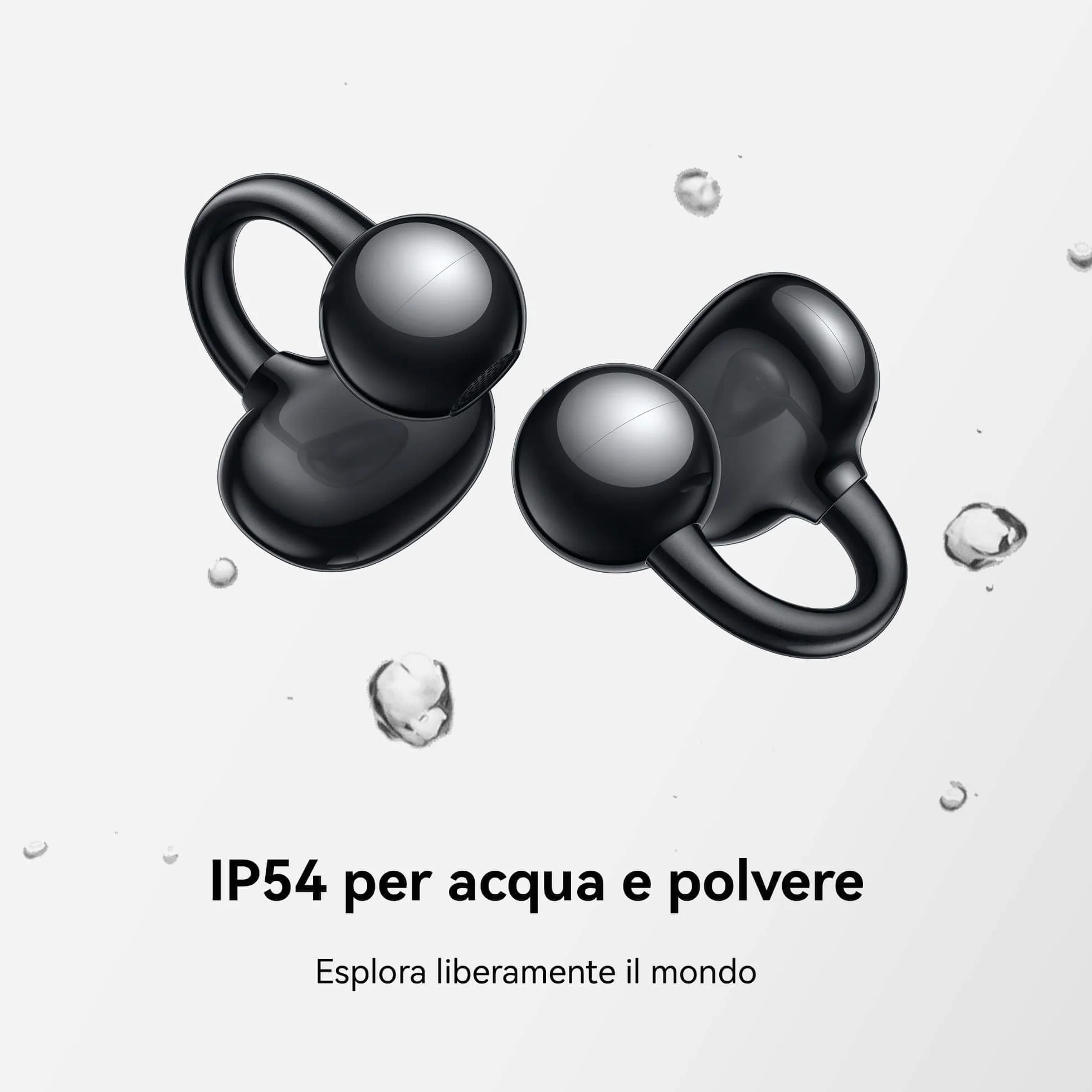 HUAWEI FreeClip, Design innovativo con clip per un comfort senza pari, Ascolta con open-ear, Cancellazione del rumore AI per chiamate, Batteria lunga durata, Android & iOS, Italia, Purple