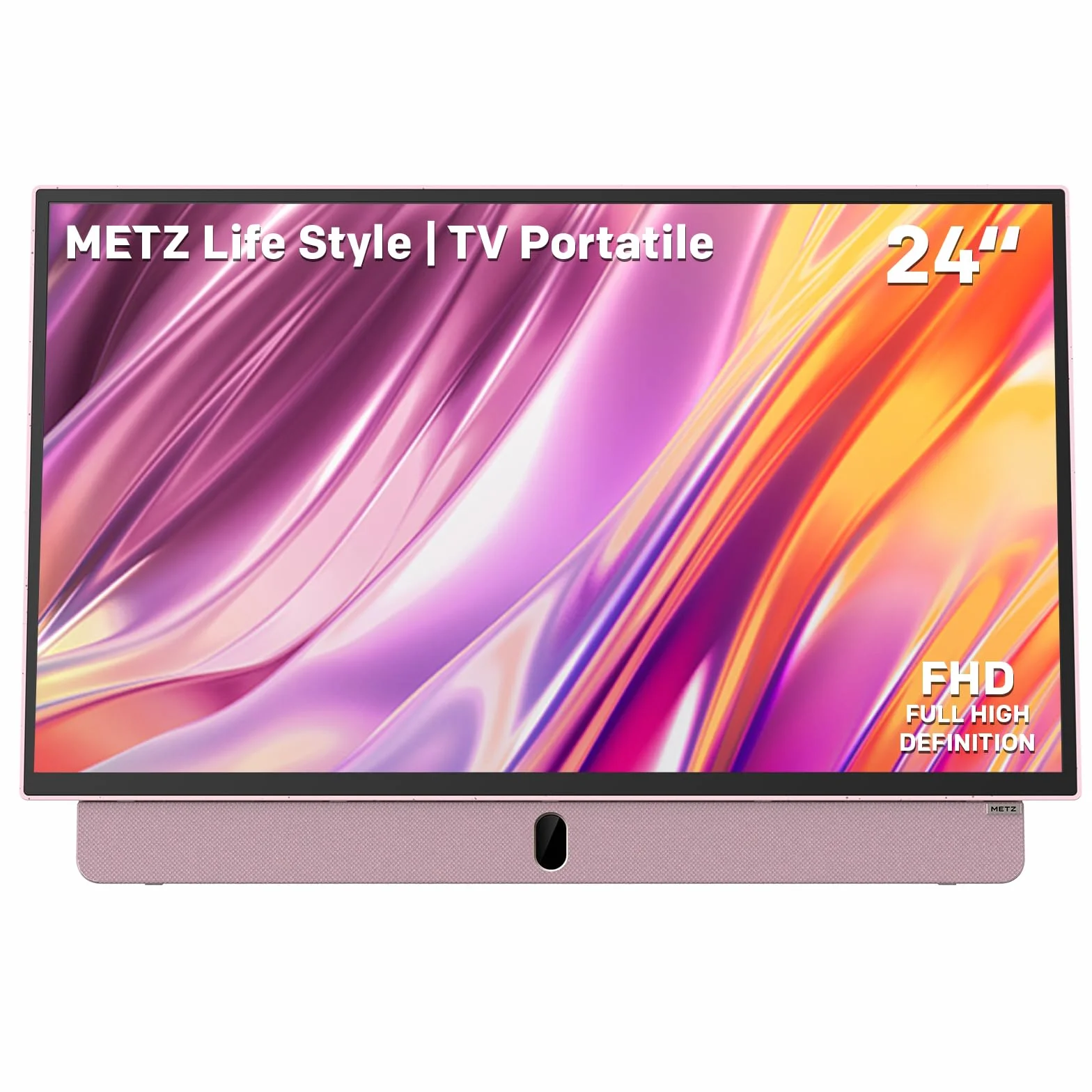 Metz MPE7300Z 24" FHD Smart TV LED Google TV HDMI USB Bluetooth WiFi 5 Rosa