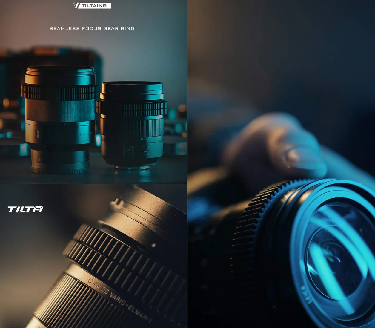 12x Tilta TA-FGR Tiltaing Seamless Focus Gear Ring 360 ° Rotation Silent Follow Focus Ring For DSLR Camera Accessories